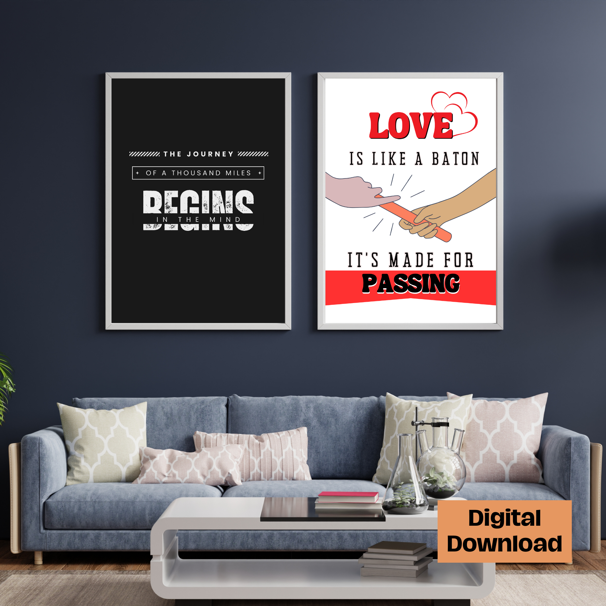 Thousand miles Wall Art