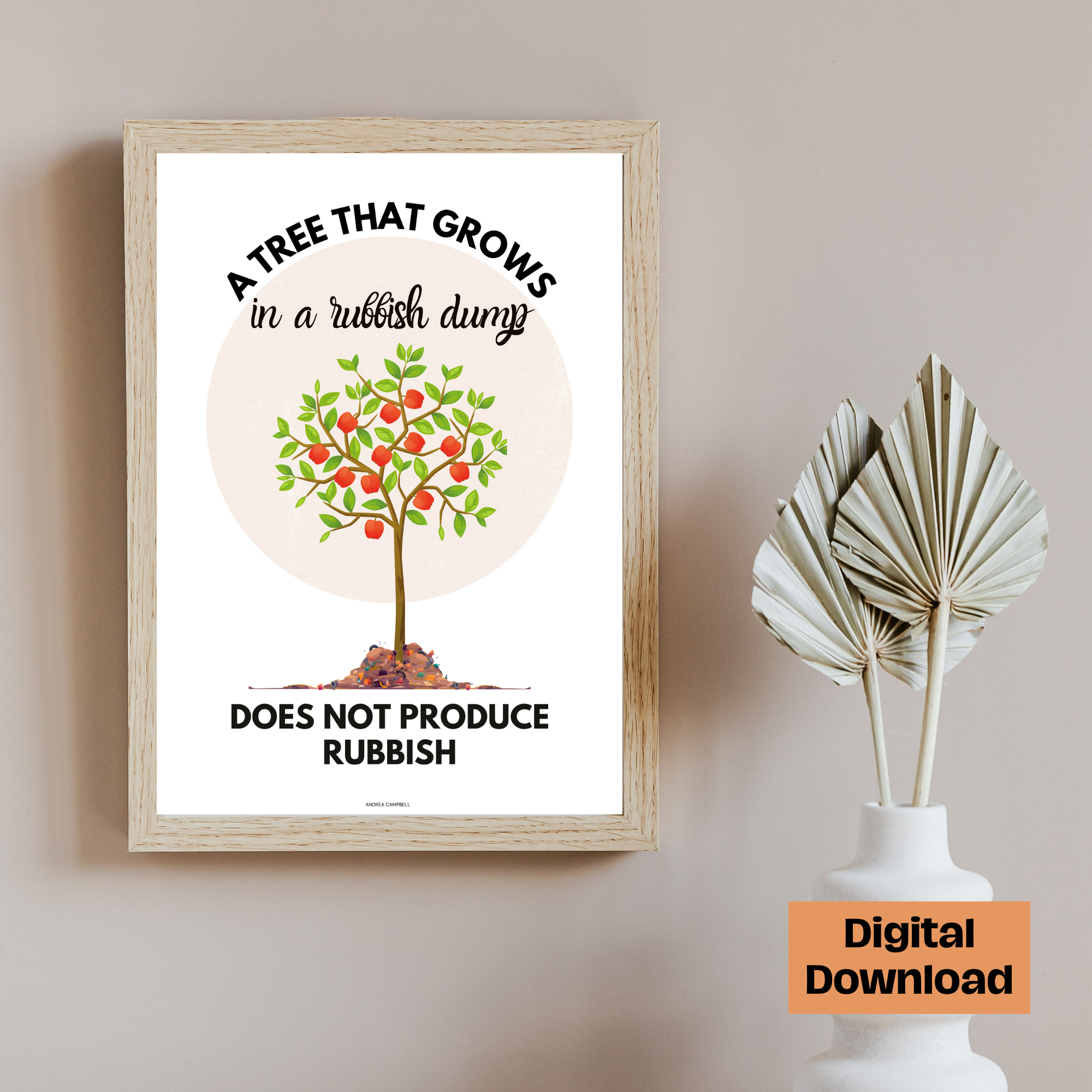 Rubbish Tree Wall Art