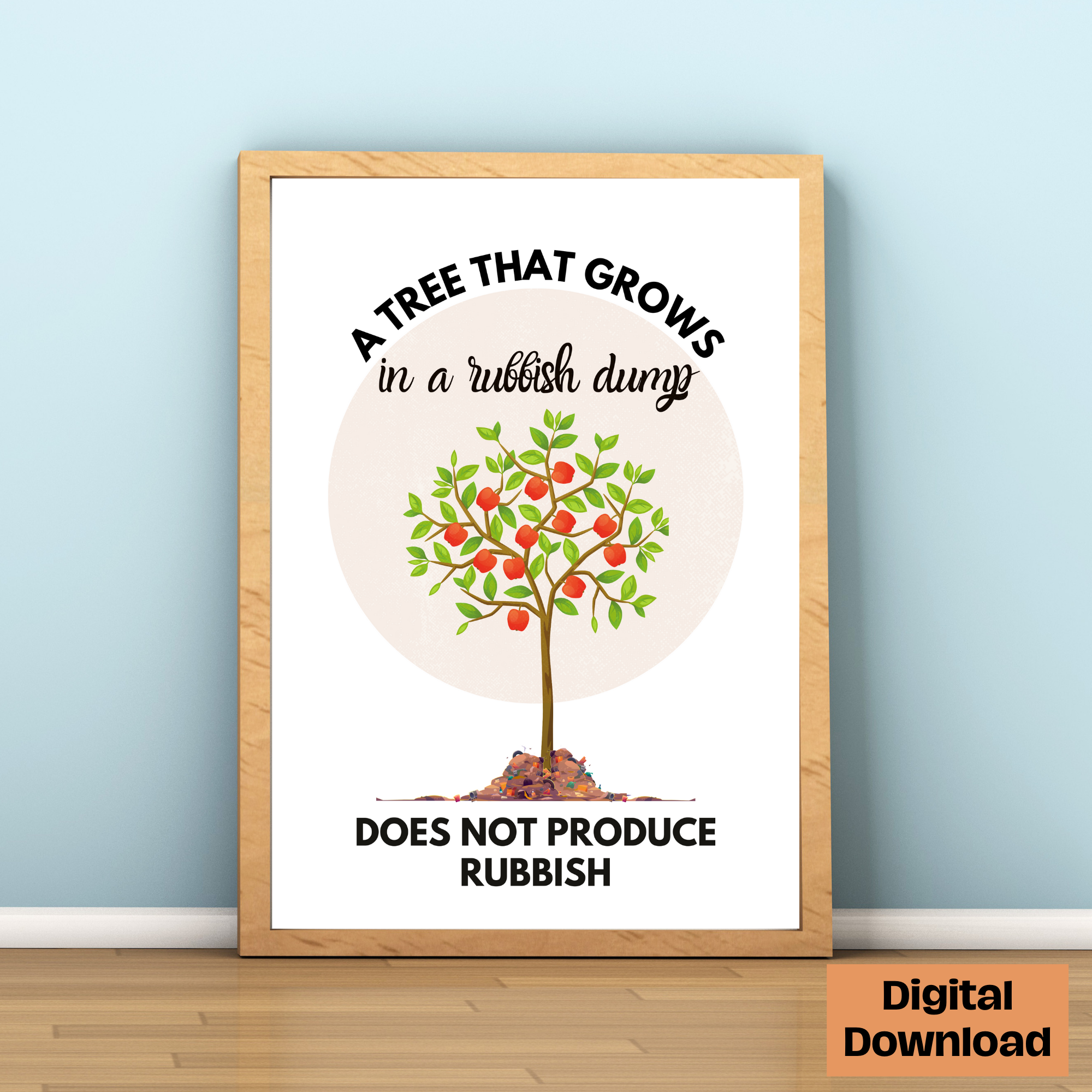 Rubbish Tree Wall Art