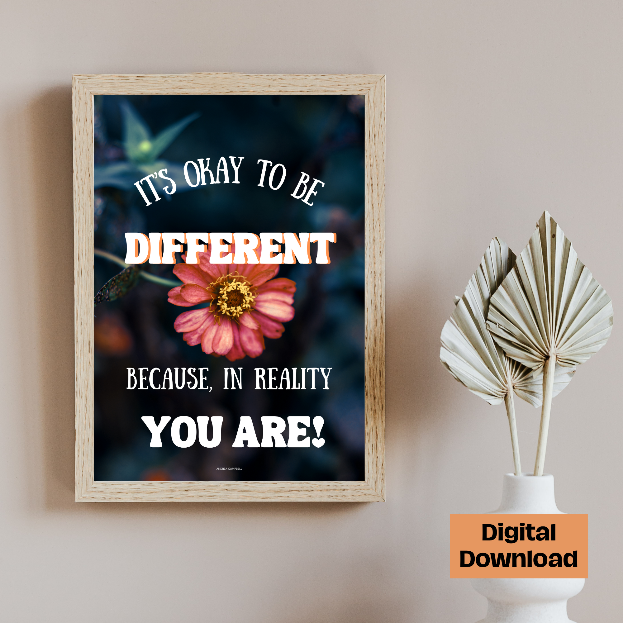 Okay Difference Wall Art