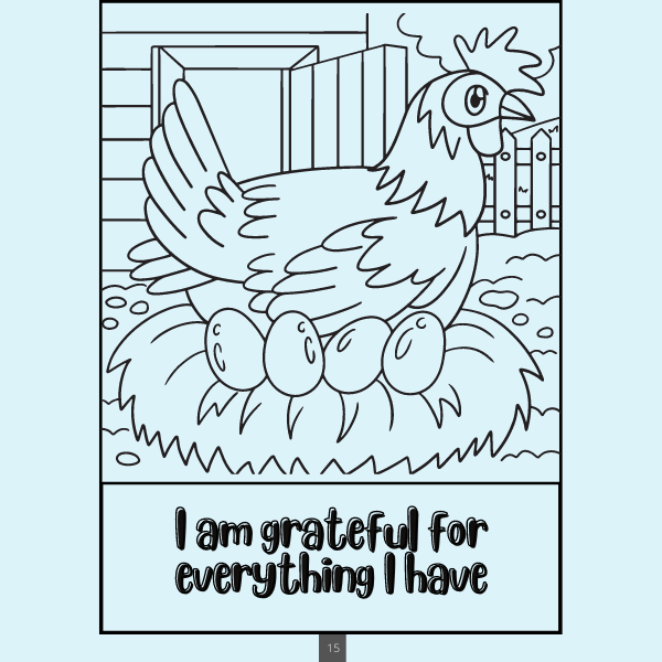 Inspirational Coloring Journal for Kids - with Positive & Inspiring Mindfulness Affirmations