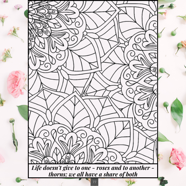 REFLECTIONS - Inspirational Coloring Journal for Women