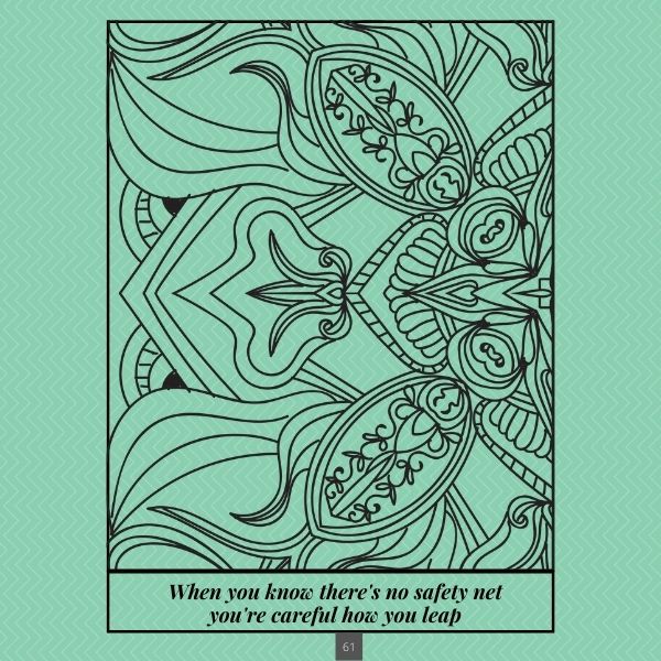 REFLECTIONS: Inspirational Coloring Journal for Men