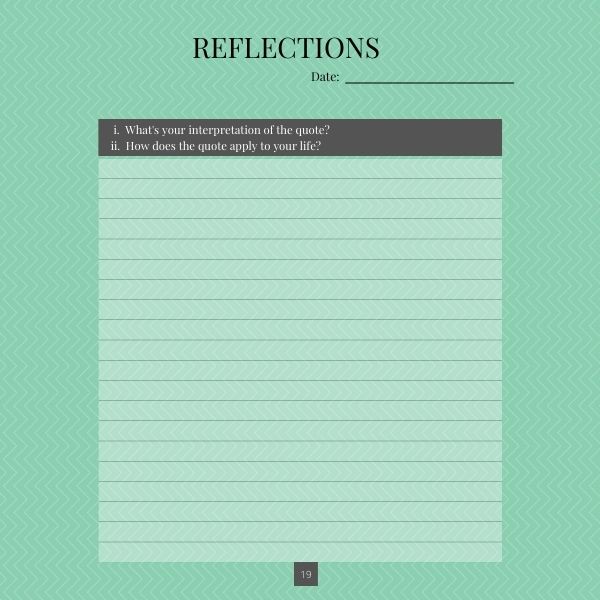 REFLECTIONS: Inspirational Coloring Journal for Men