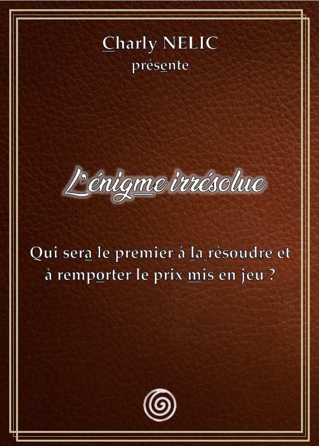 L'énigme irrésolue - Le livret de jeu