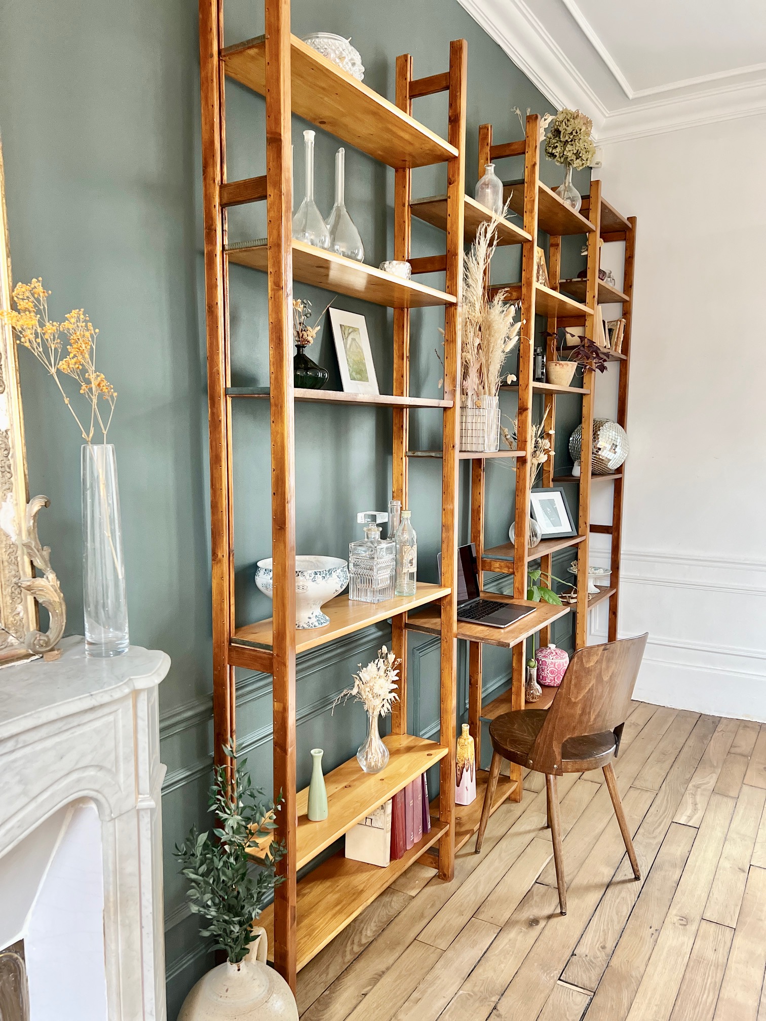 Etagère modulable de bouquiniste