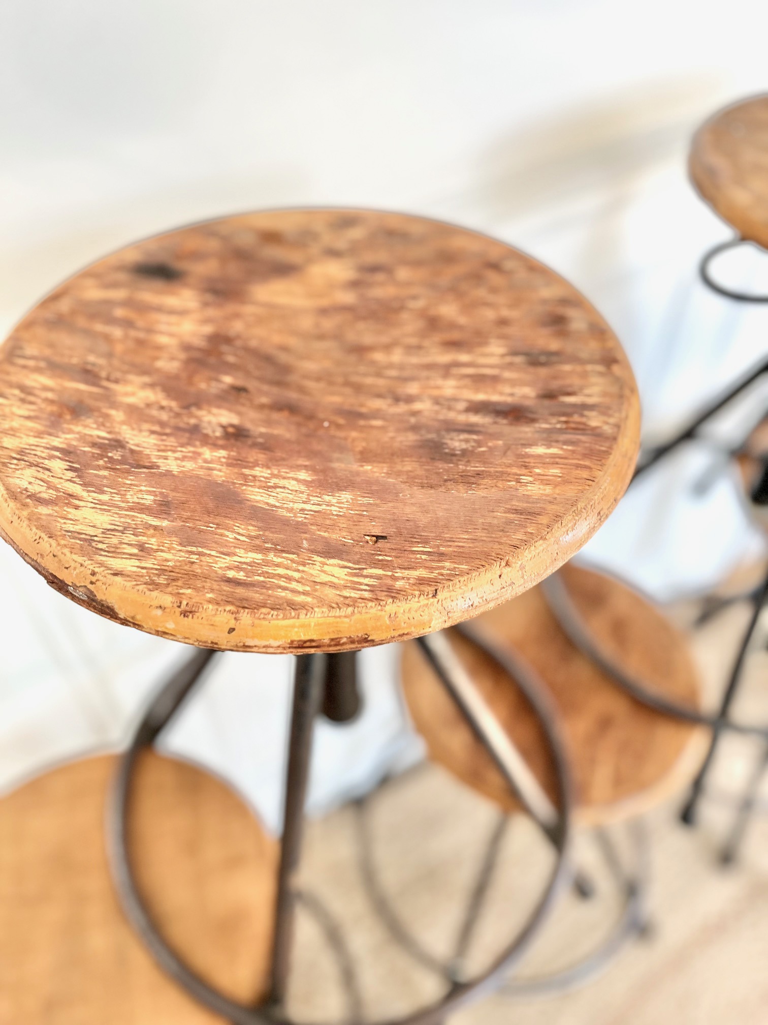 Tabouret d'atelier année 40