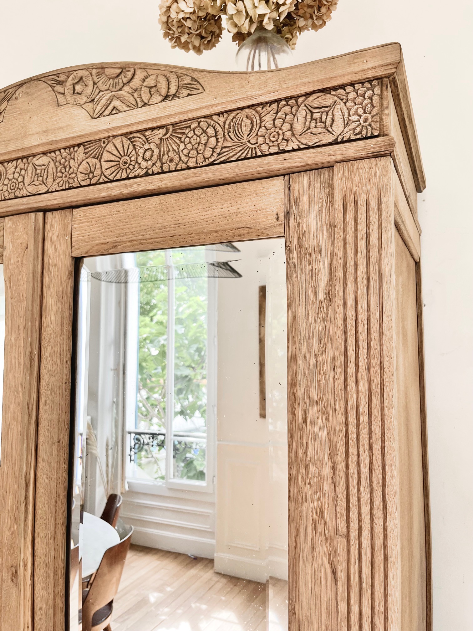 Armoire Art Déco double miroir