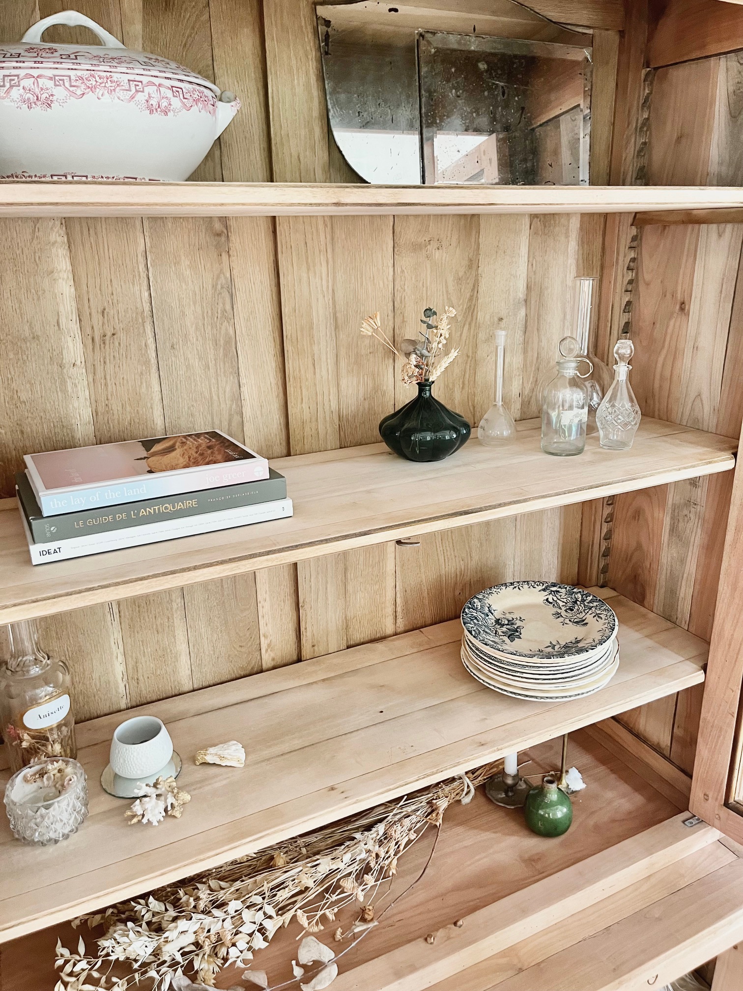 Vaisselier Bibliothèque vintage