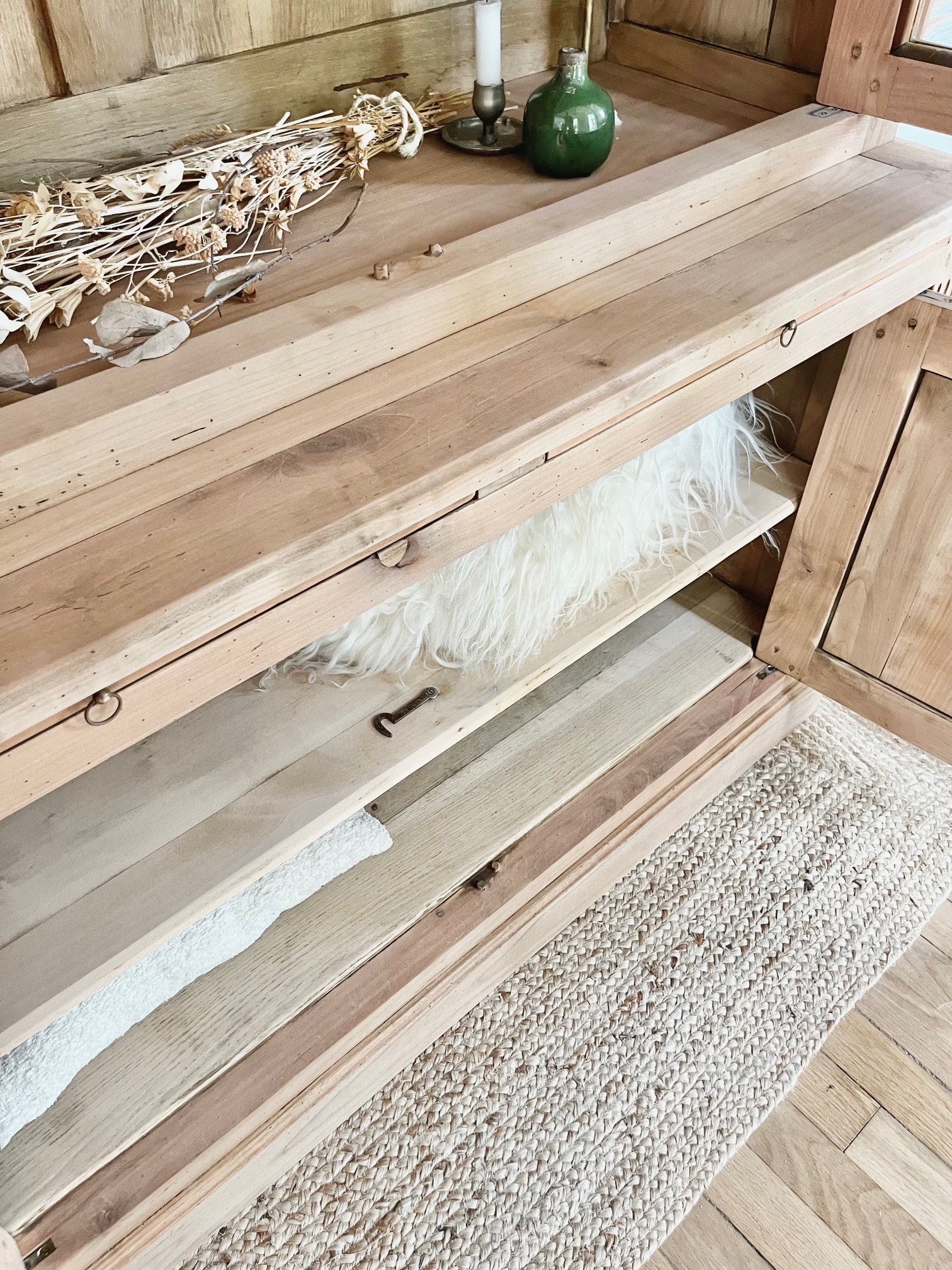 Vaisselier Bibliothèque vintage