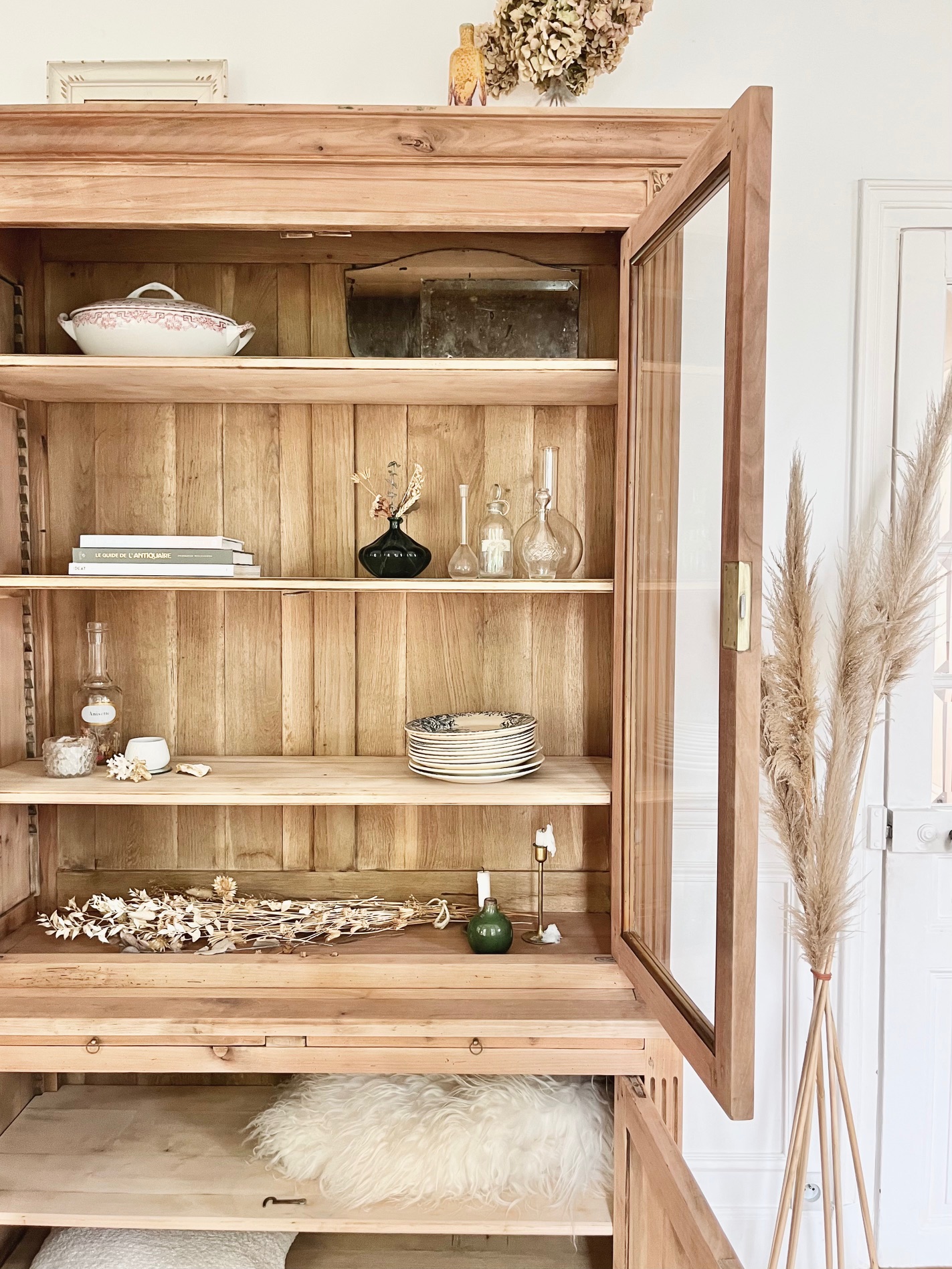 Vaisselier Bibliothèque vintage