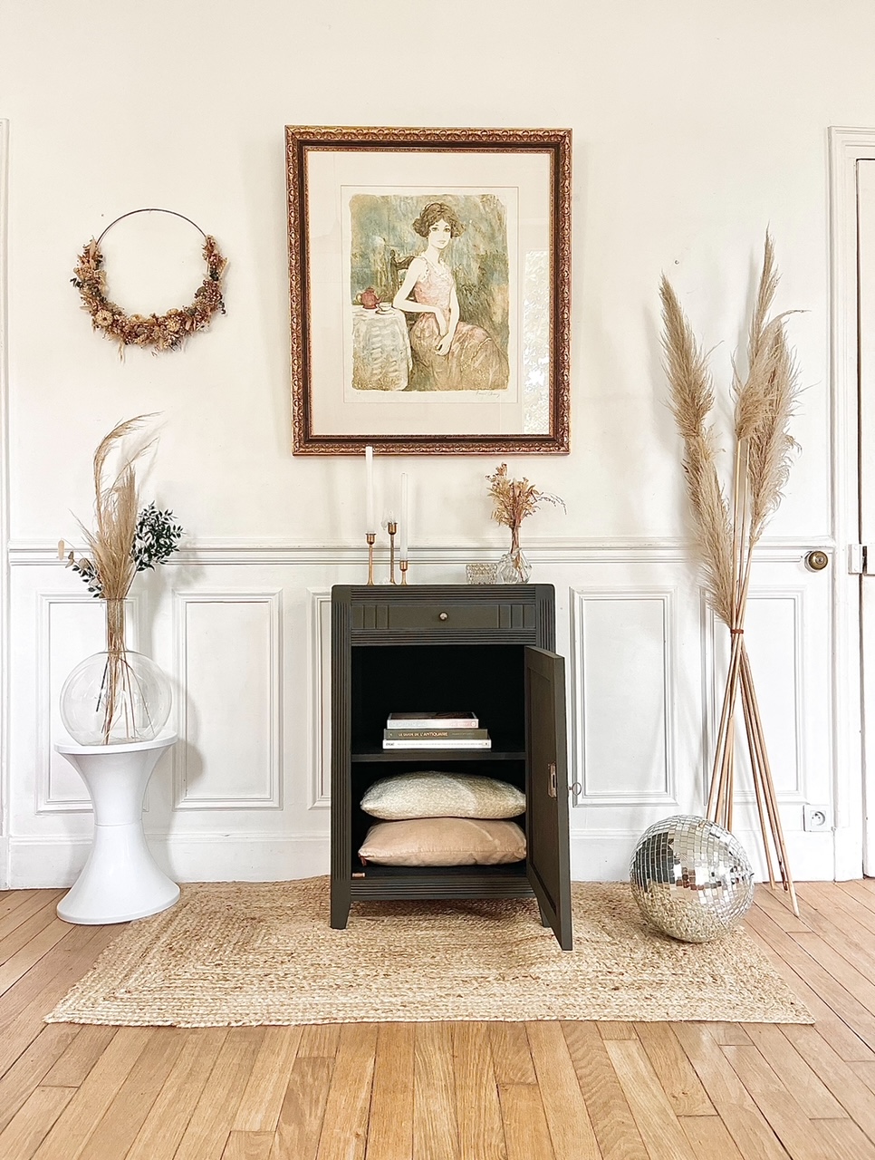 Confiturier Art Déco Kaki