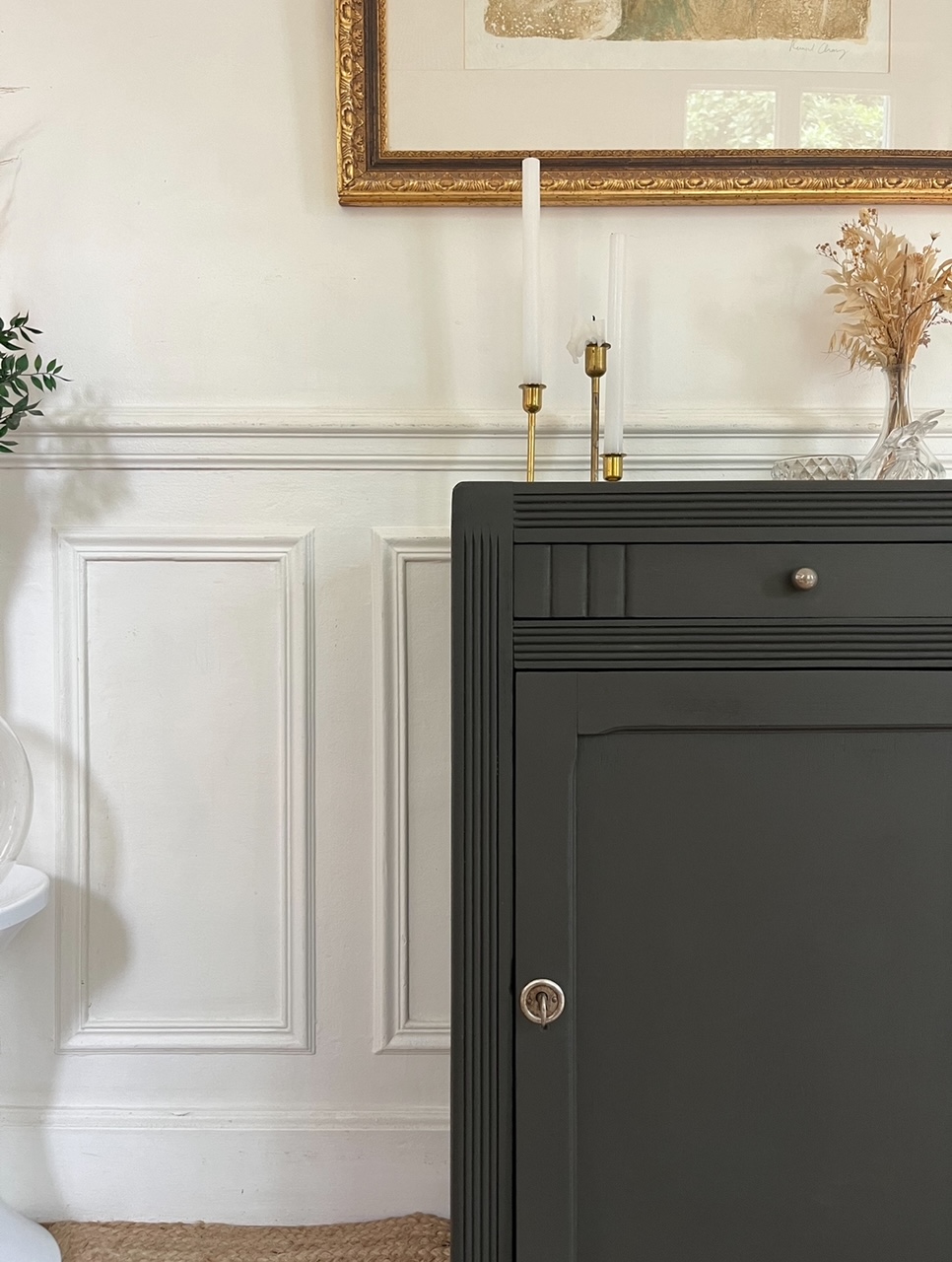 Confiturier Art Déco Kaki