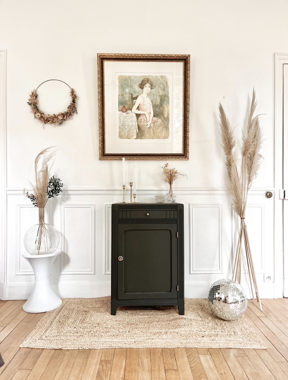 Confiturier Art Déco Kaki