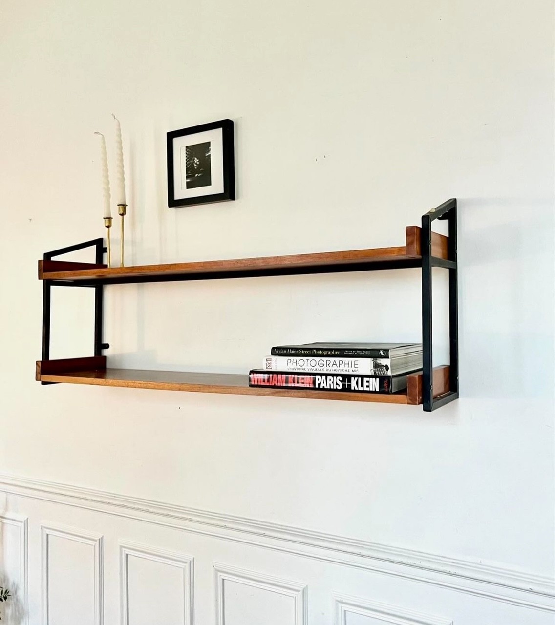 Etagères palissandre années 50 