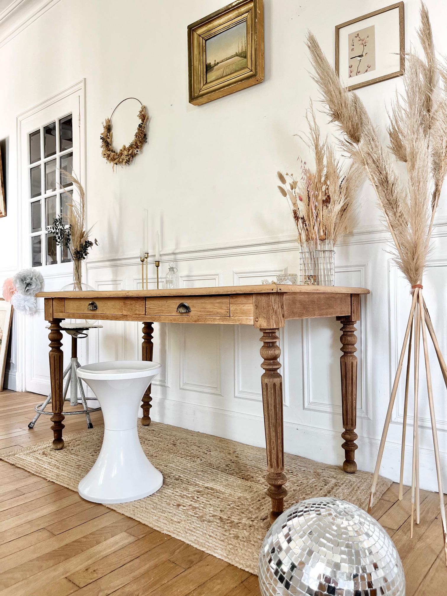 Bureau en  en chêne debut XXème siecle