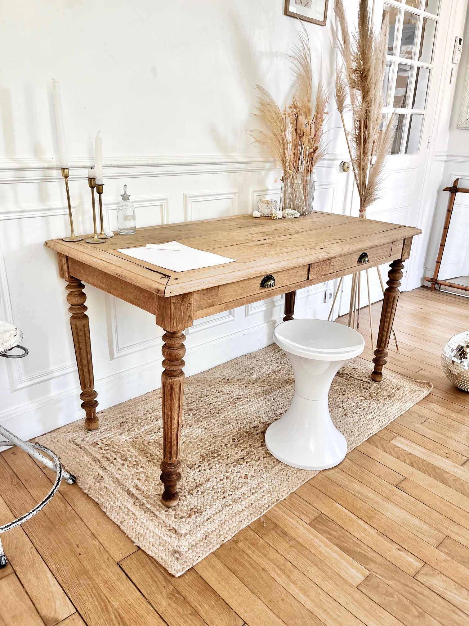 Bureau en  en chêne debut XXème siecle