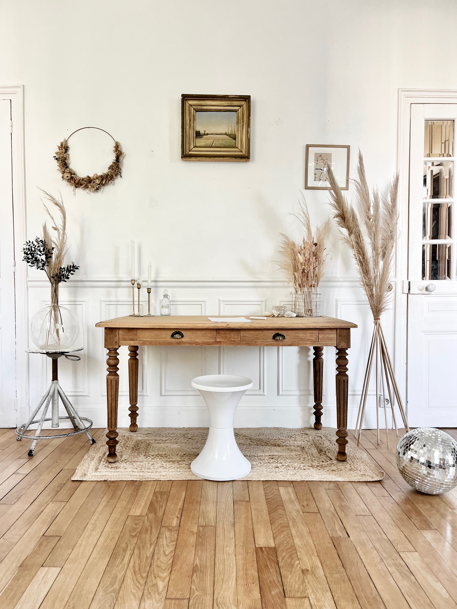 Bureau en  en chêne debut XXème siecle