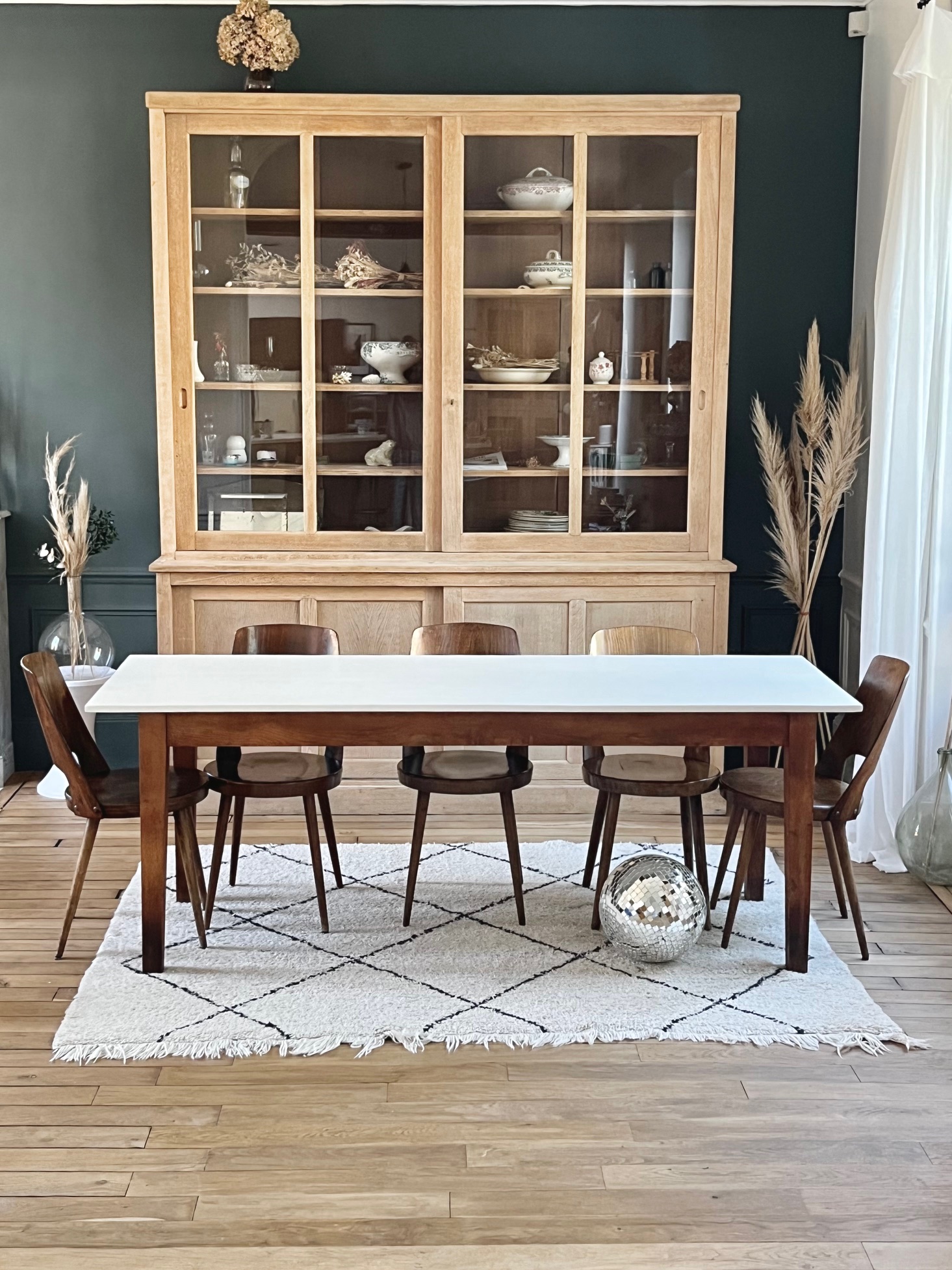 Table à manger vintage design