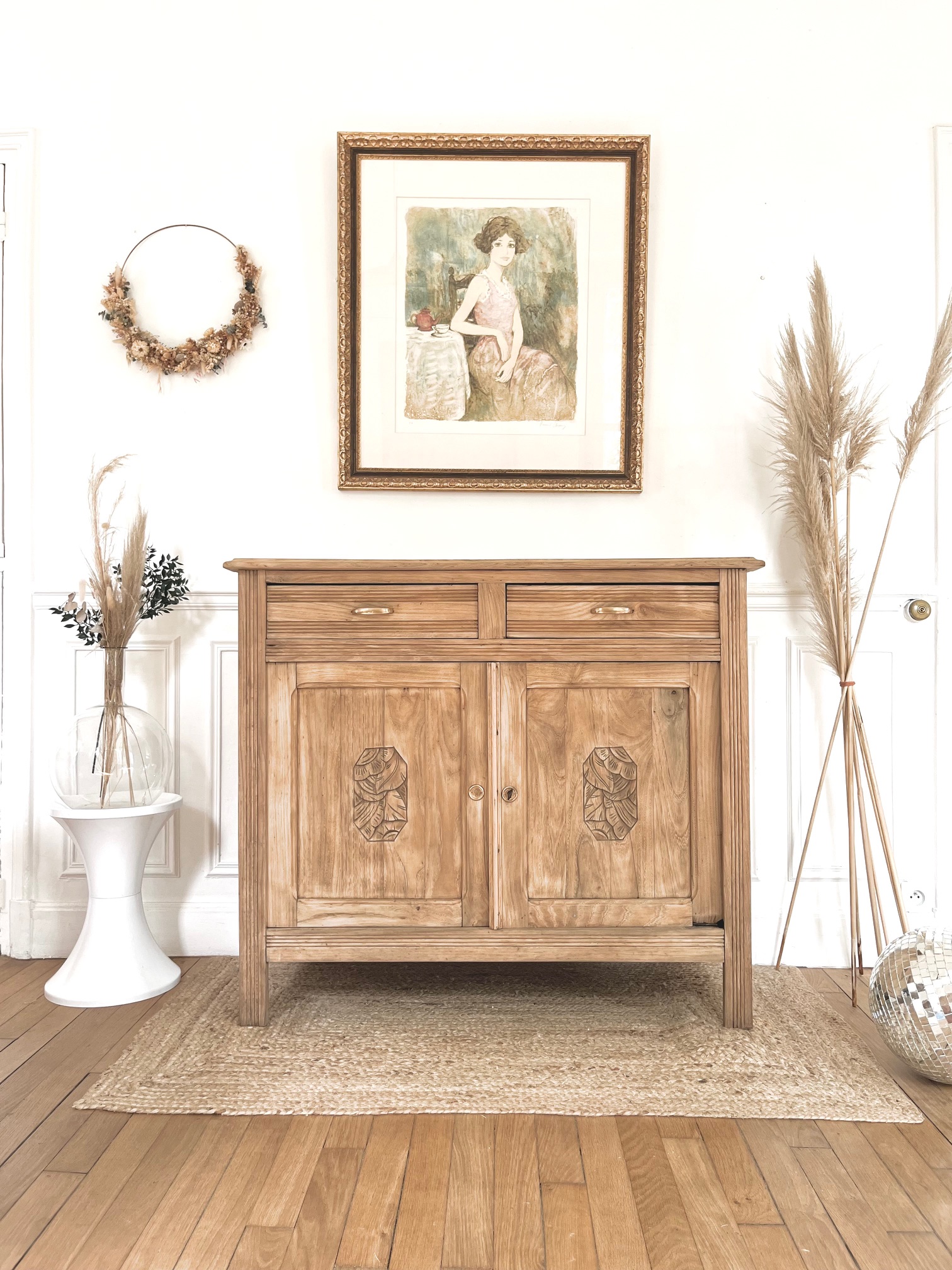 Buffet Art déco en chataigner