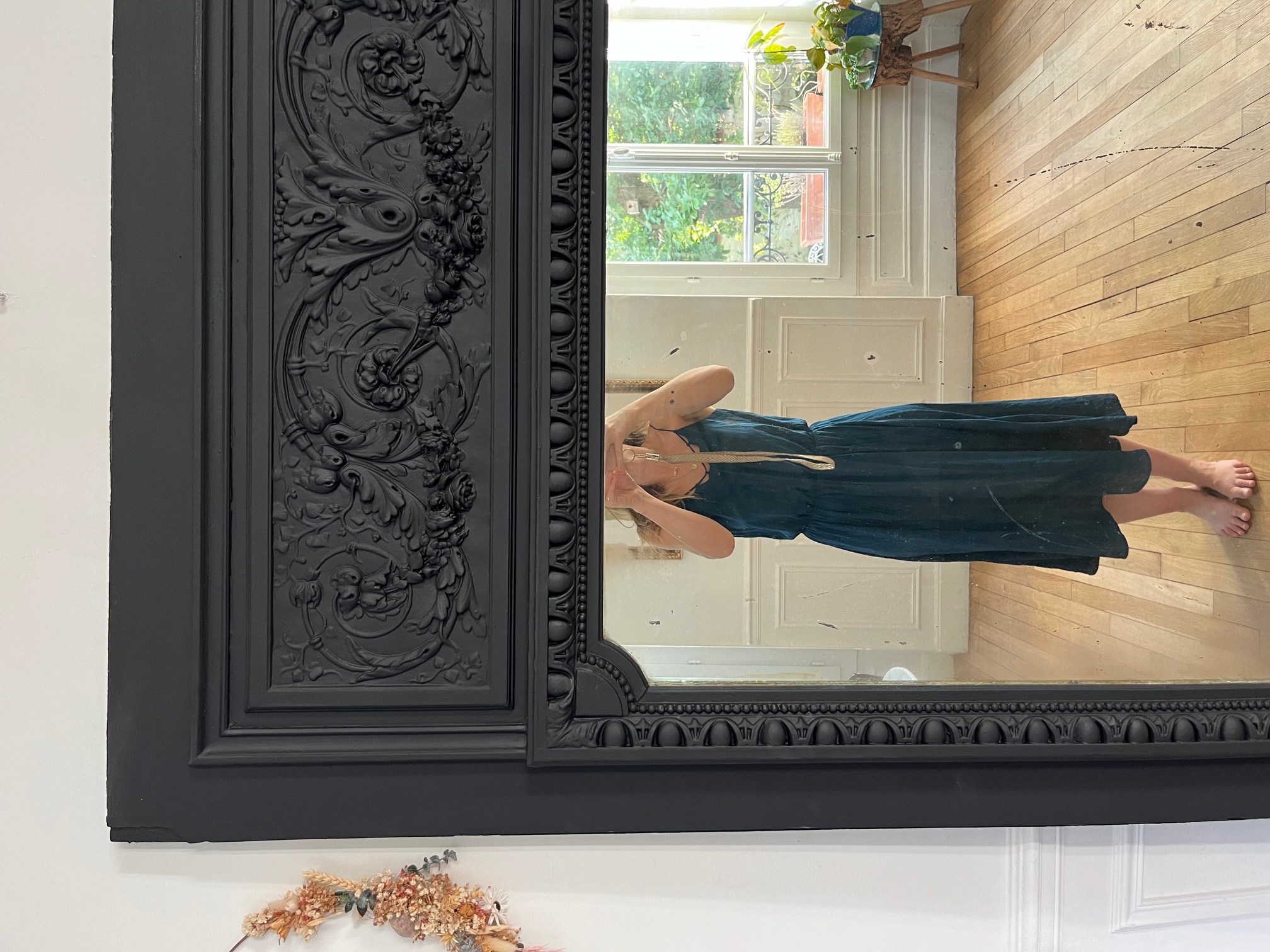 Grand miroir trumeau fin XIXème siècle