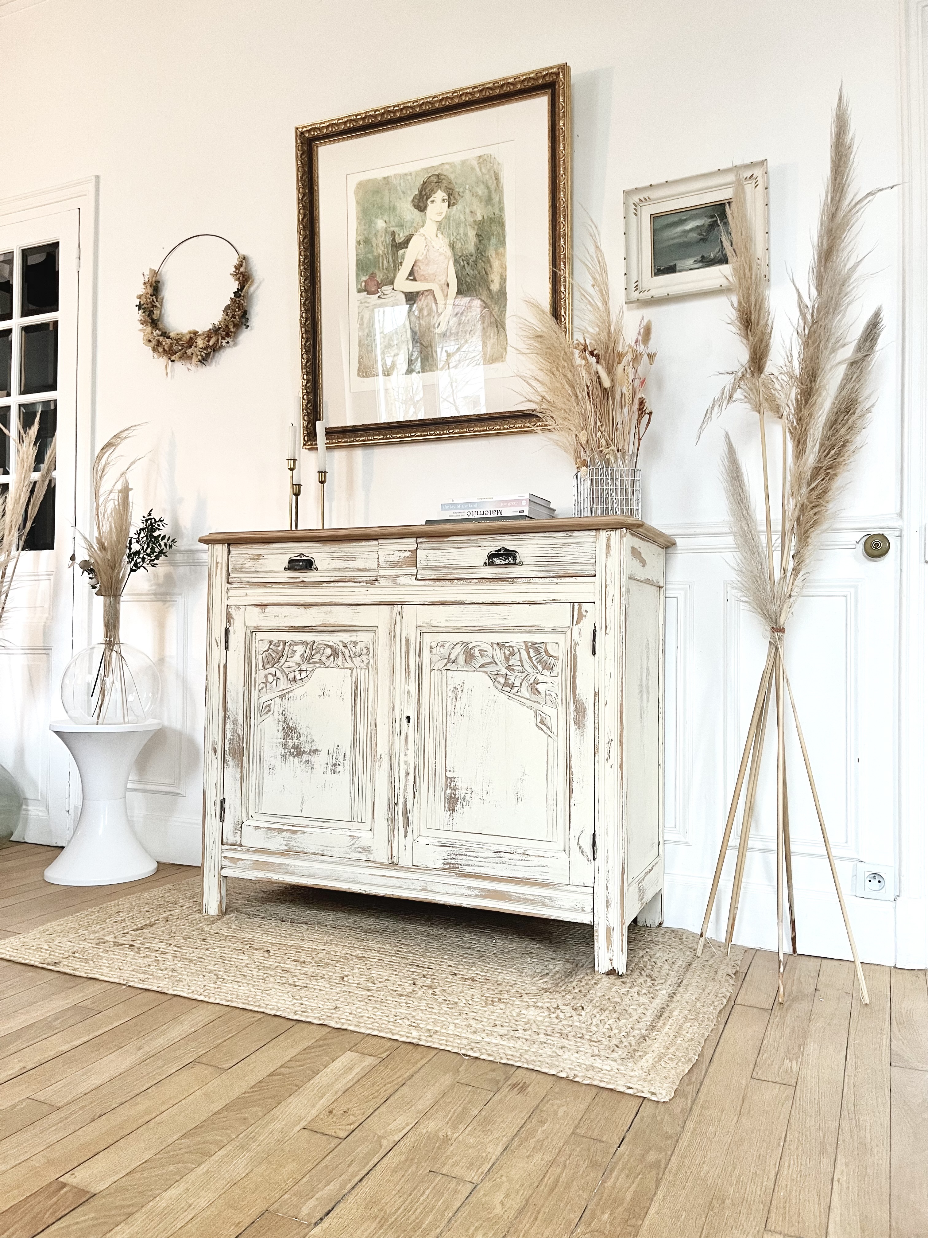 Buffet Art Déco patiné