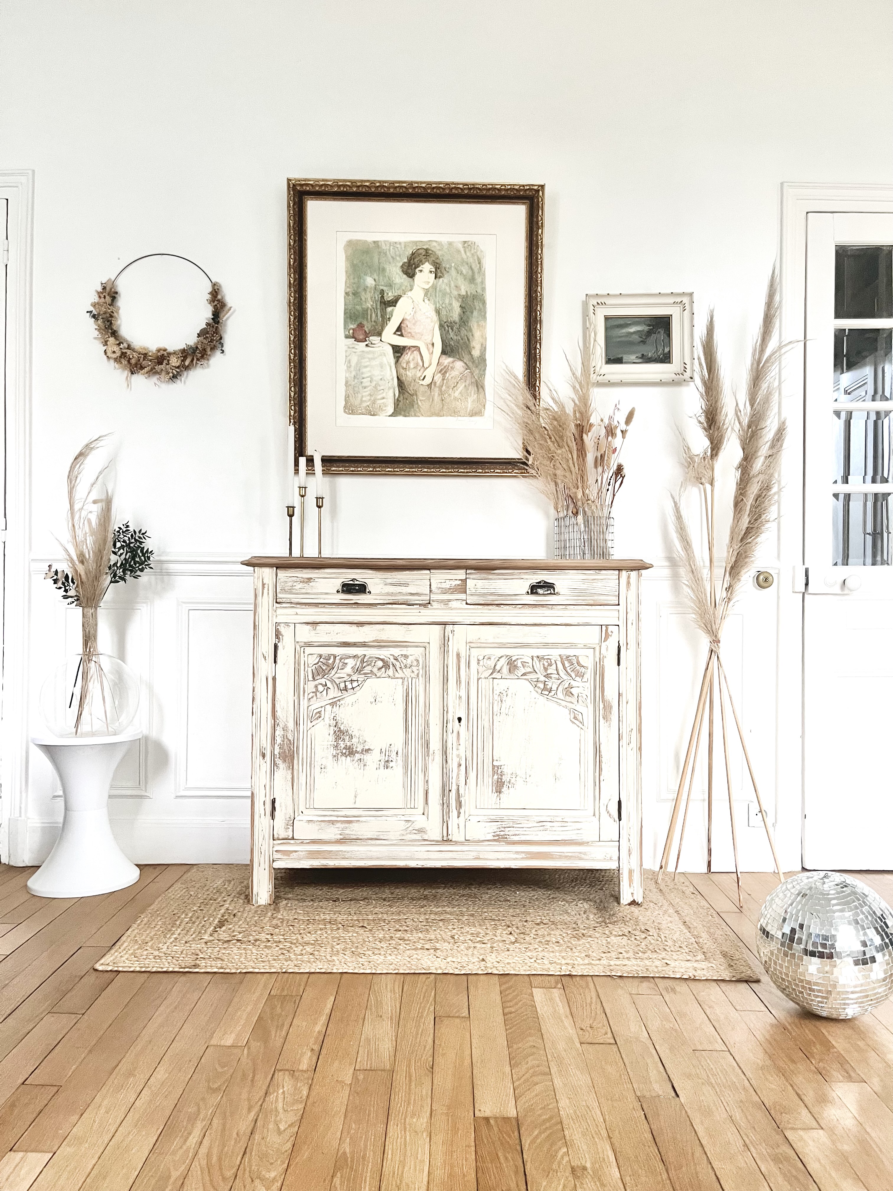 Buffet Art Déco patiné