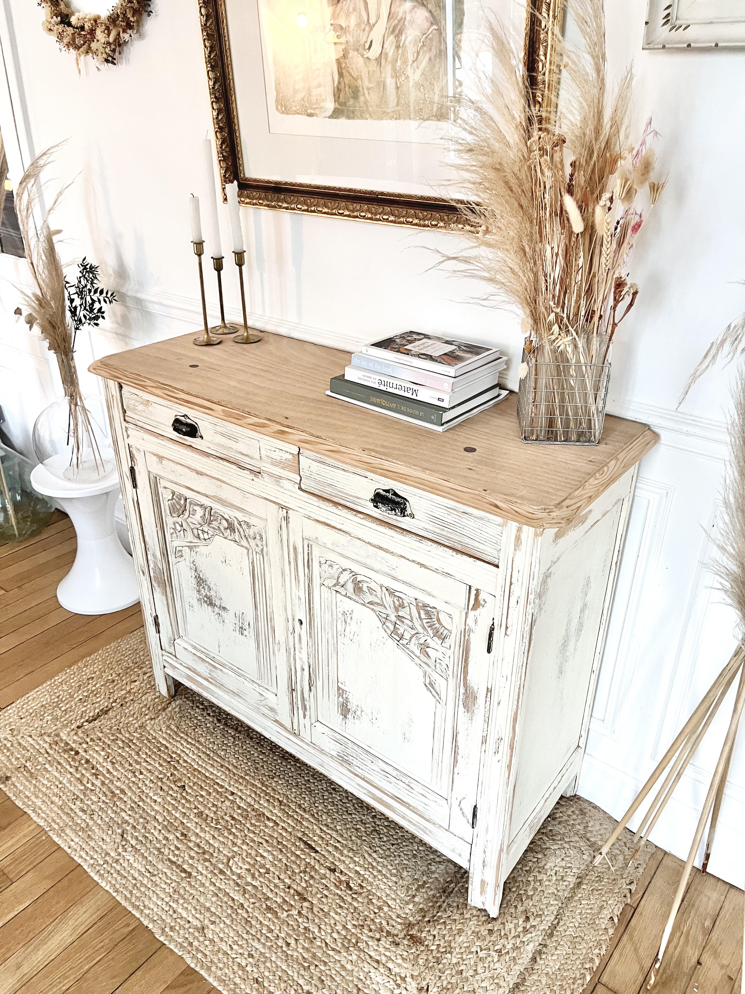 Buffet Art Déco patiné