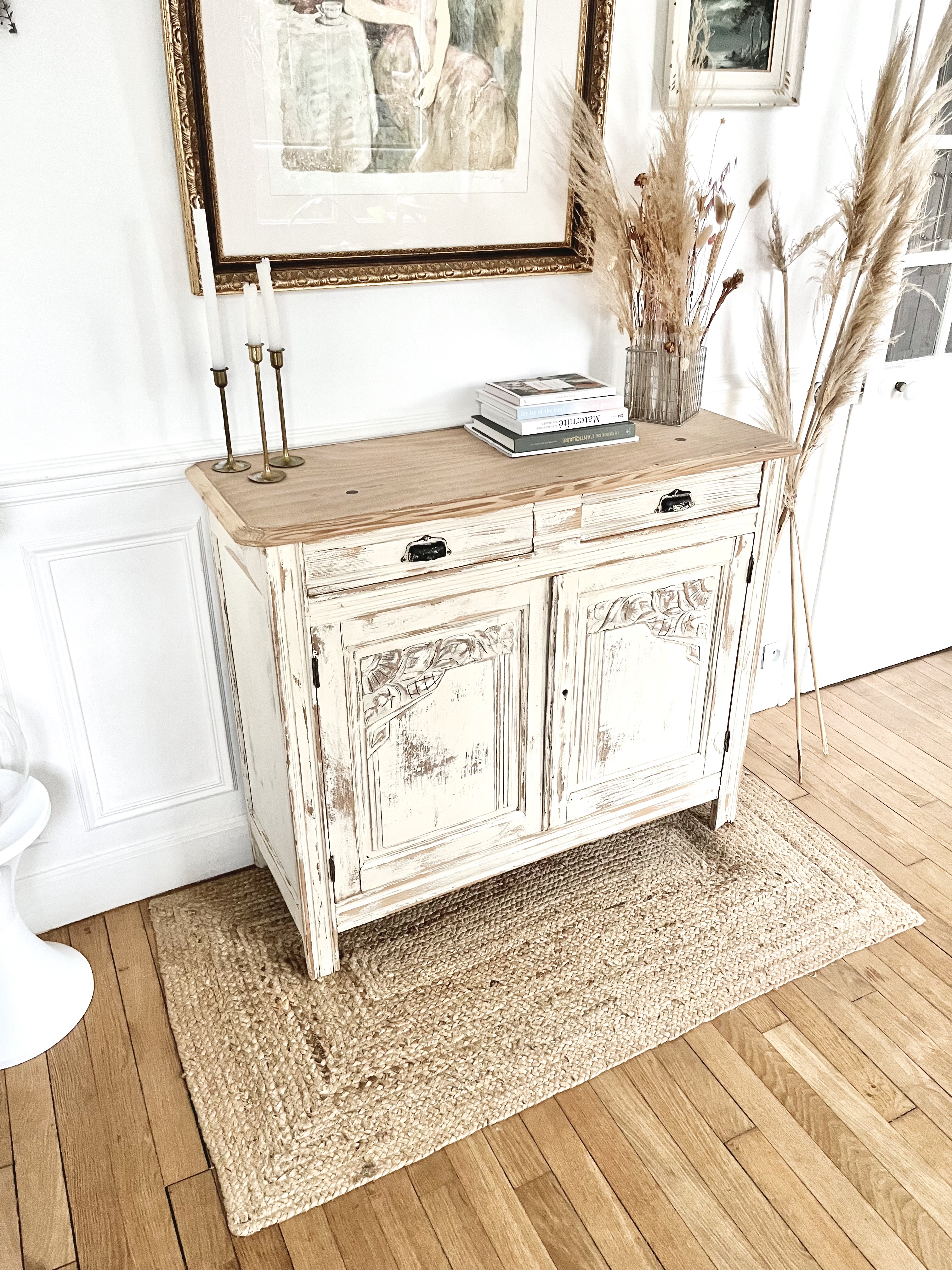 Buffet Art Déco patiné