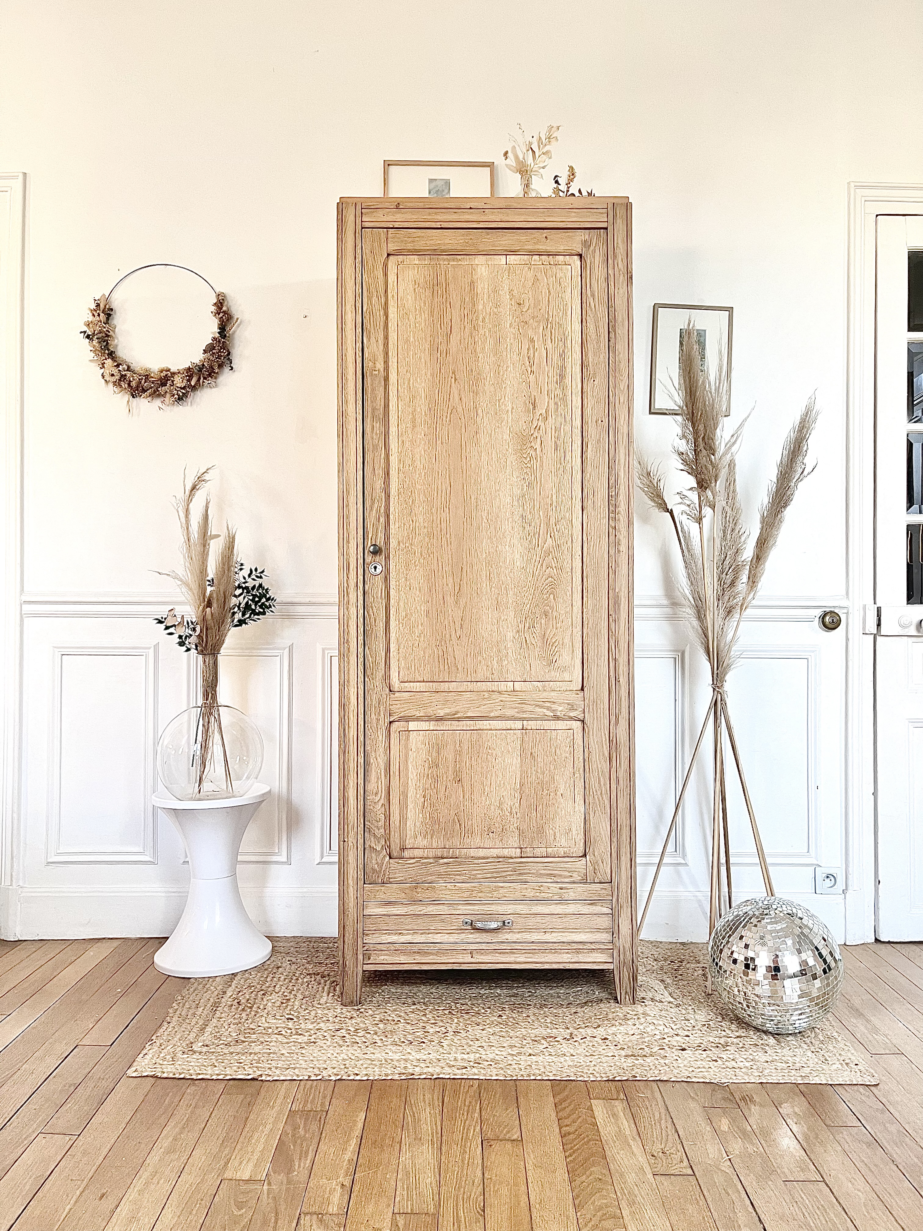 Bonnetière en chêne 