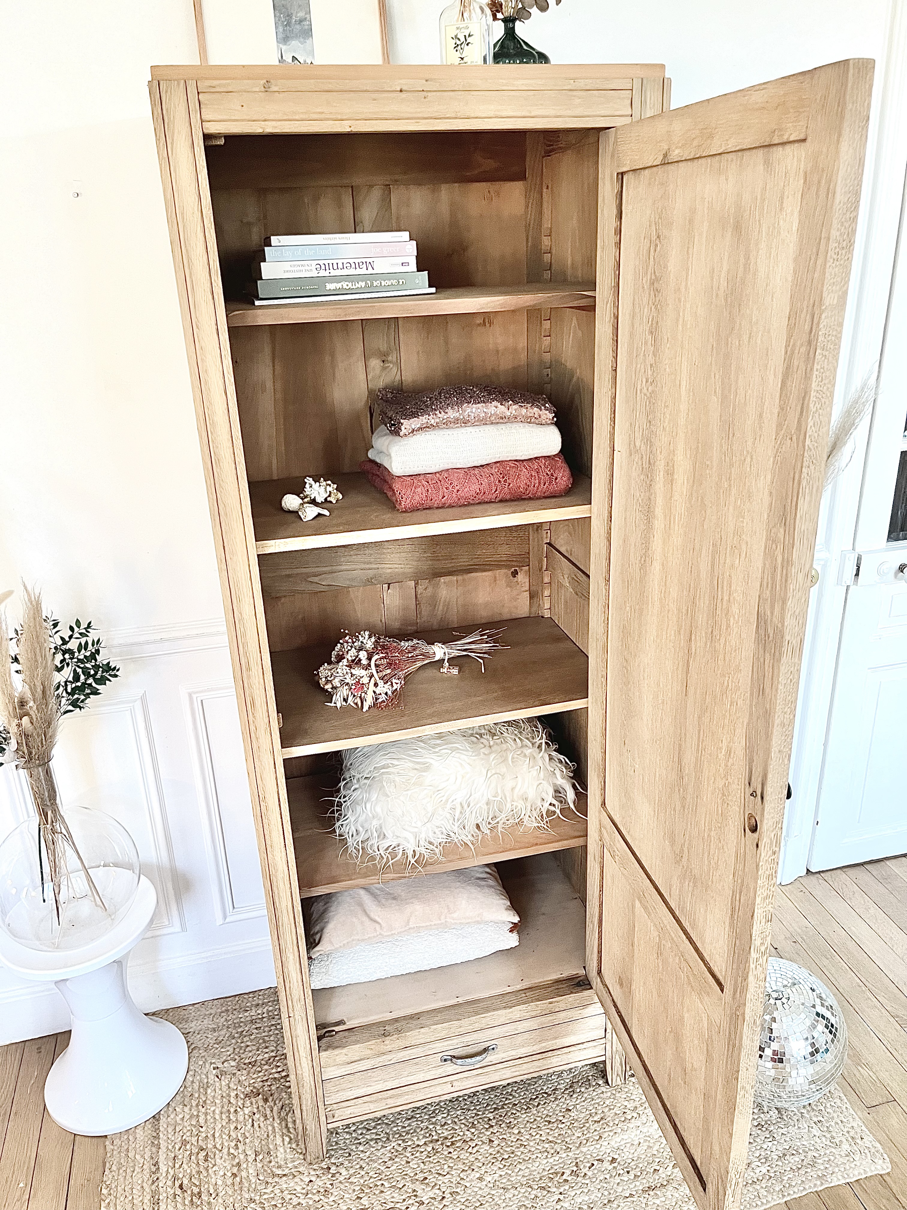 Bonnetière en chêne 