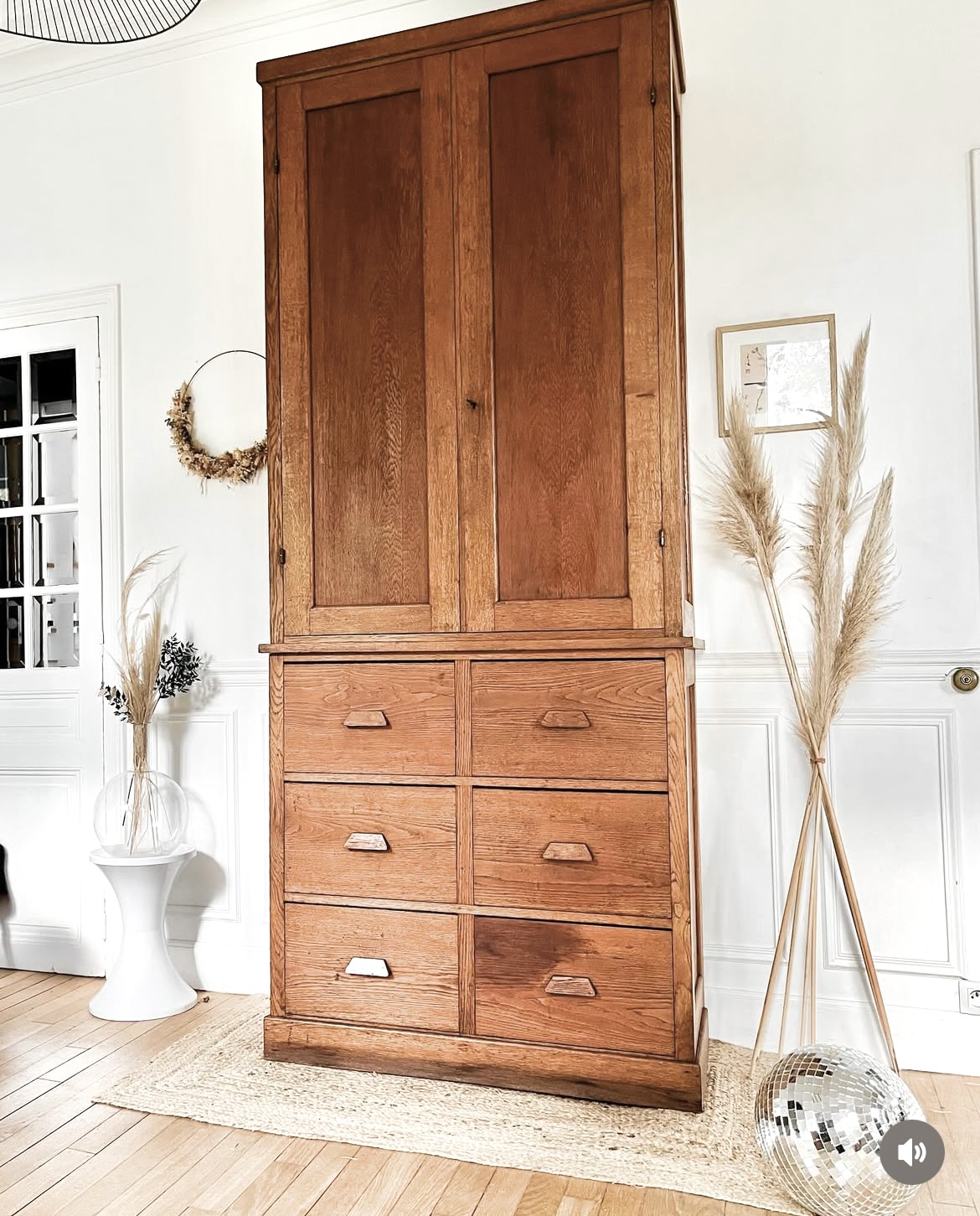 Meuble de métier 1900 