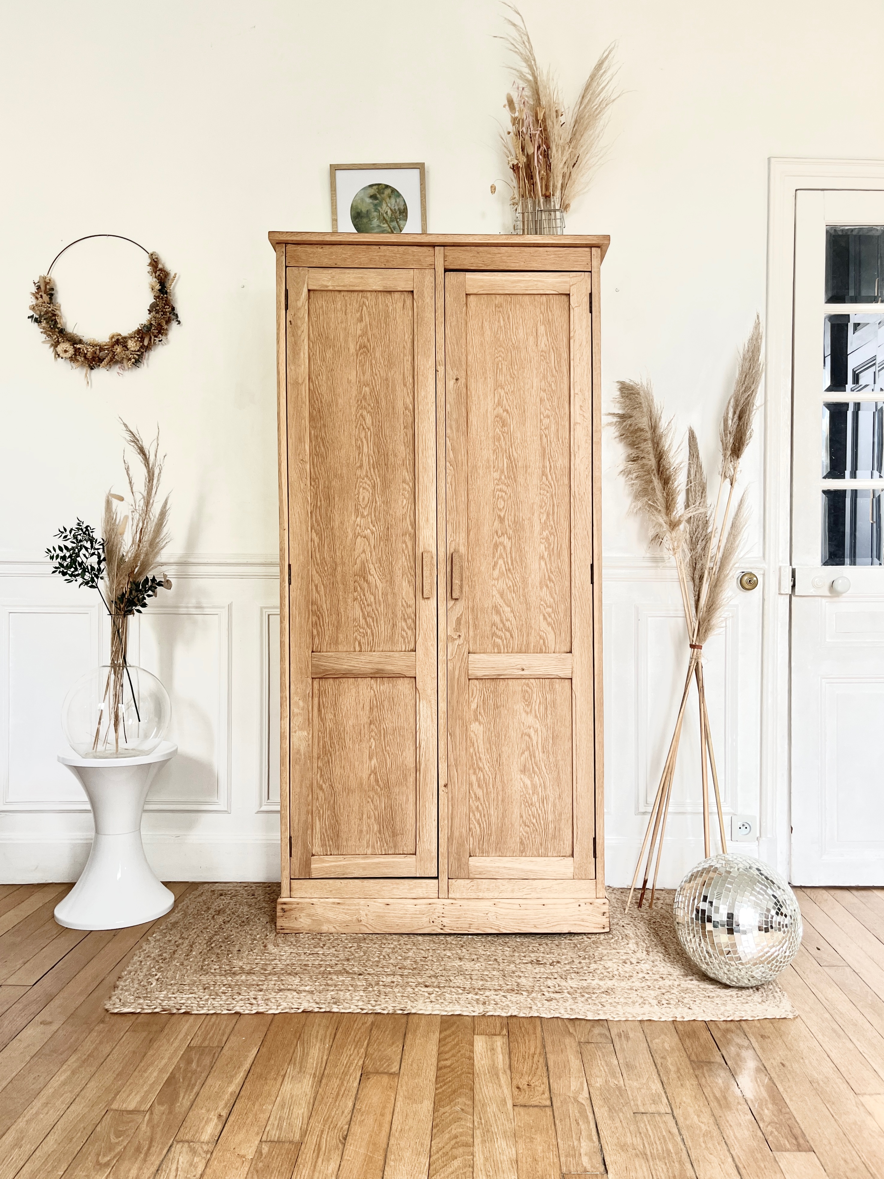 Meuble à classeur début 20eme en chêne