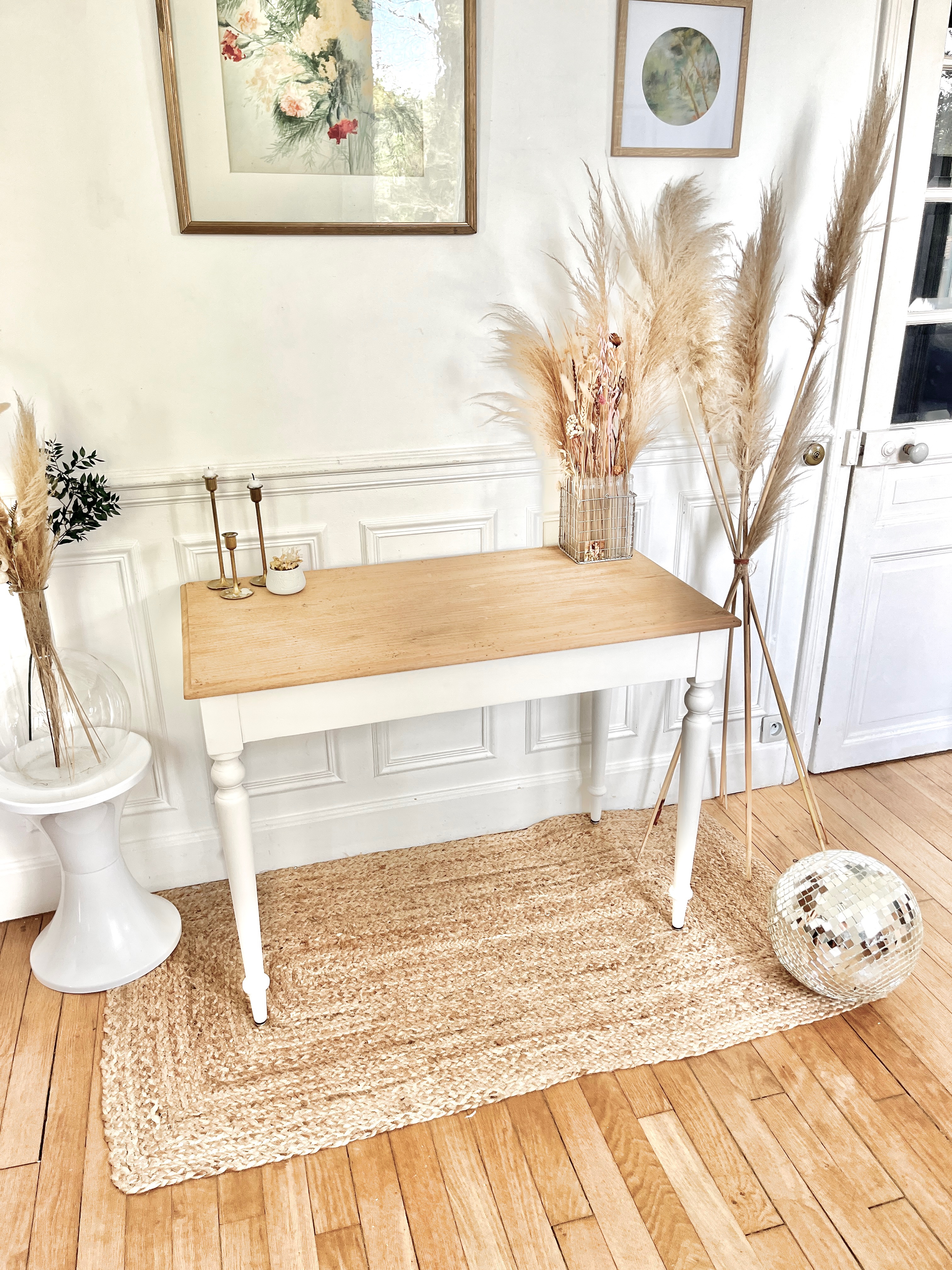 Table de ferme ou petit bureau 