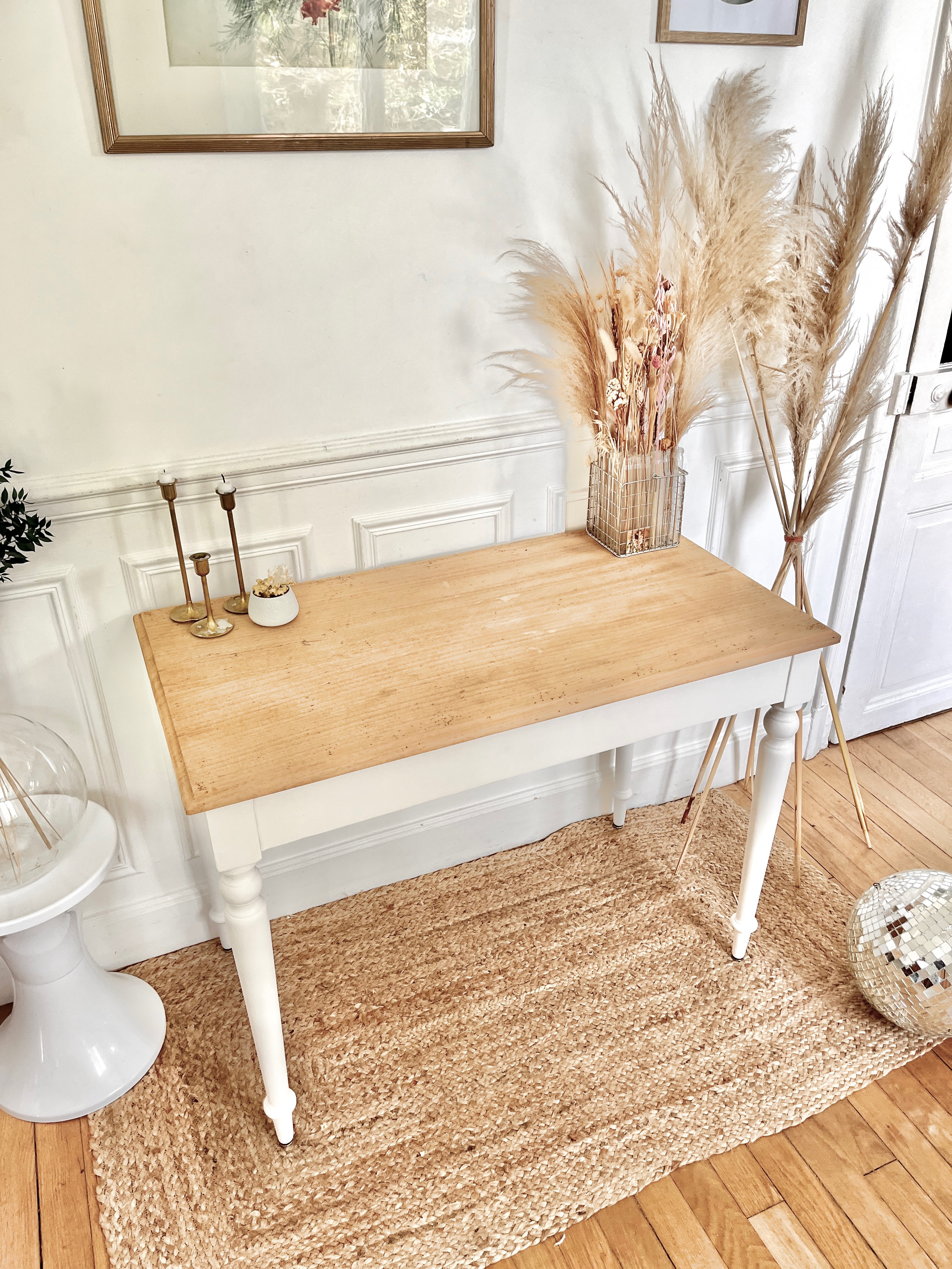 Table de ferme ou petit bureau 