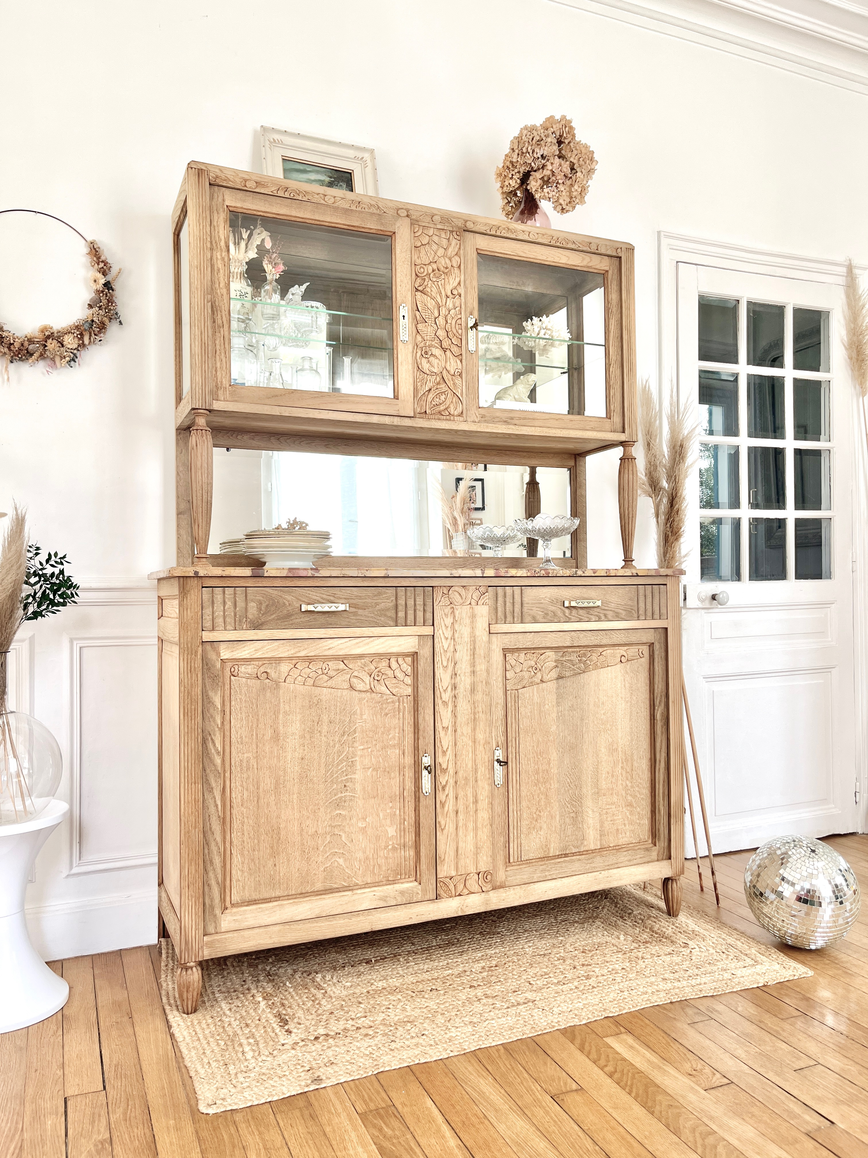 Buffet en bois vintage