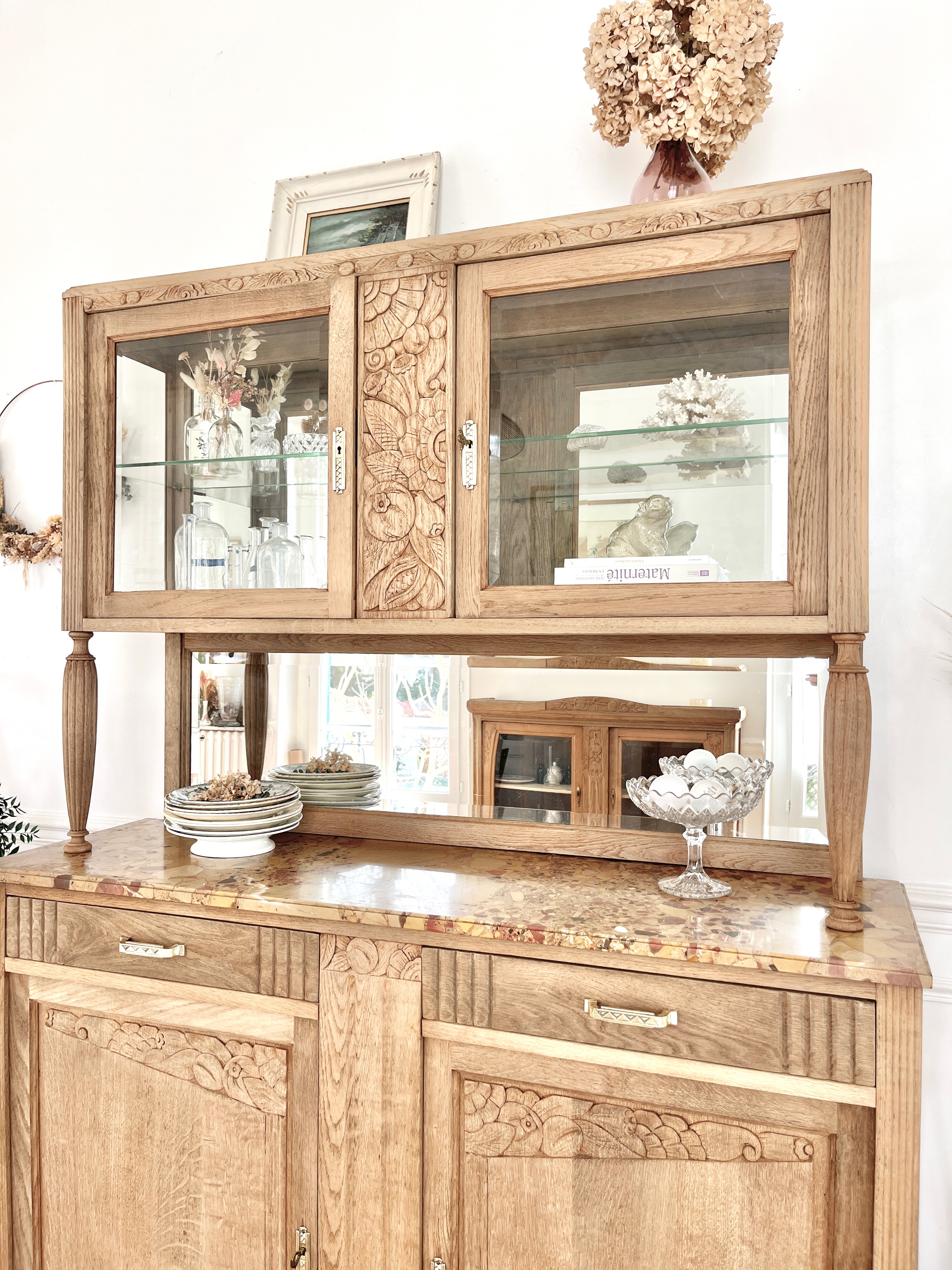 Buffet en bois vintage