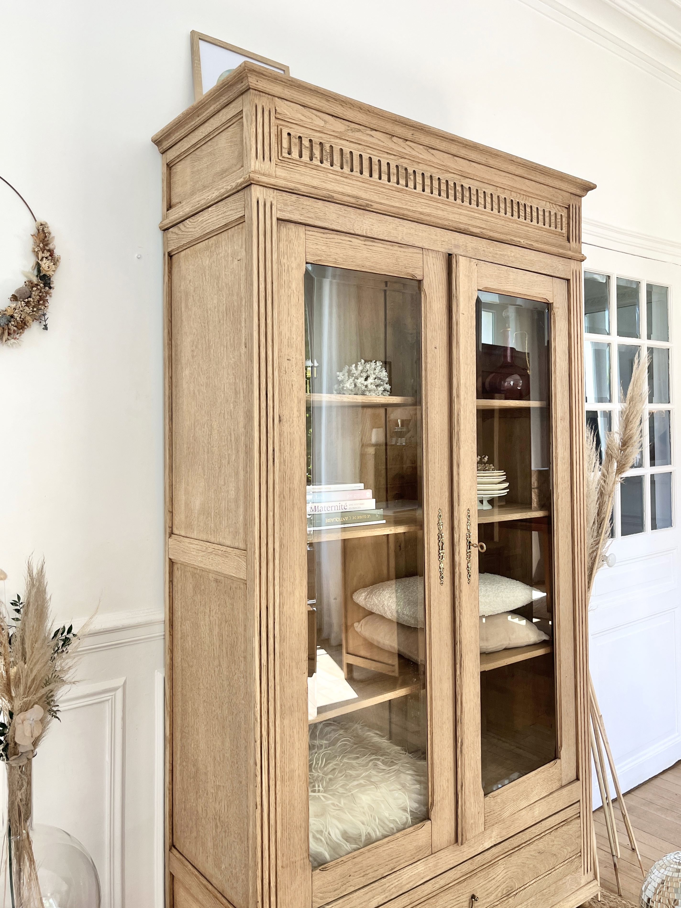 Armoire chêne massif 19ème 