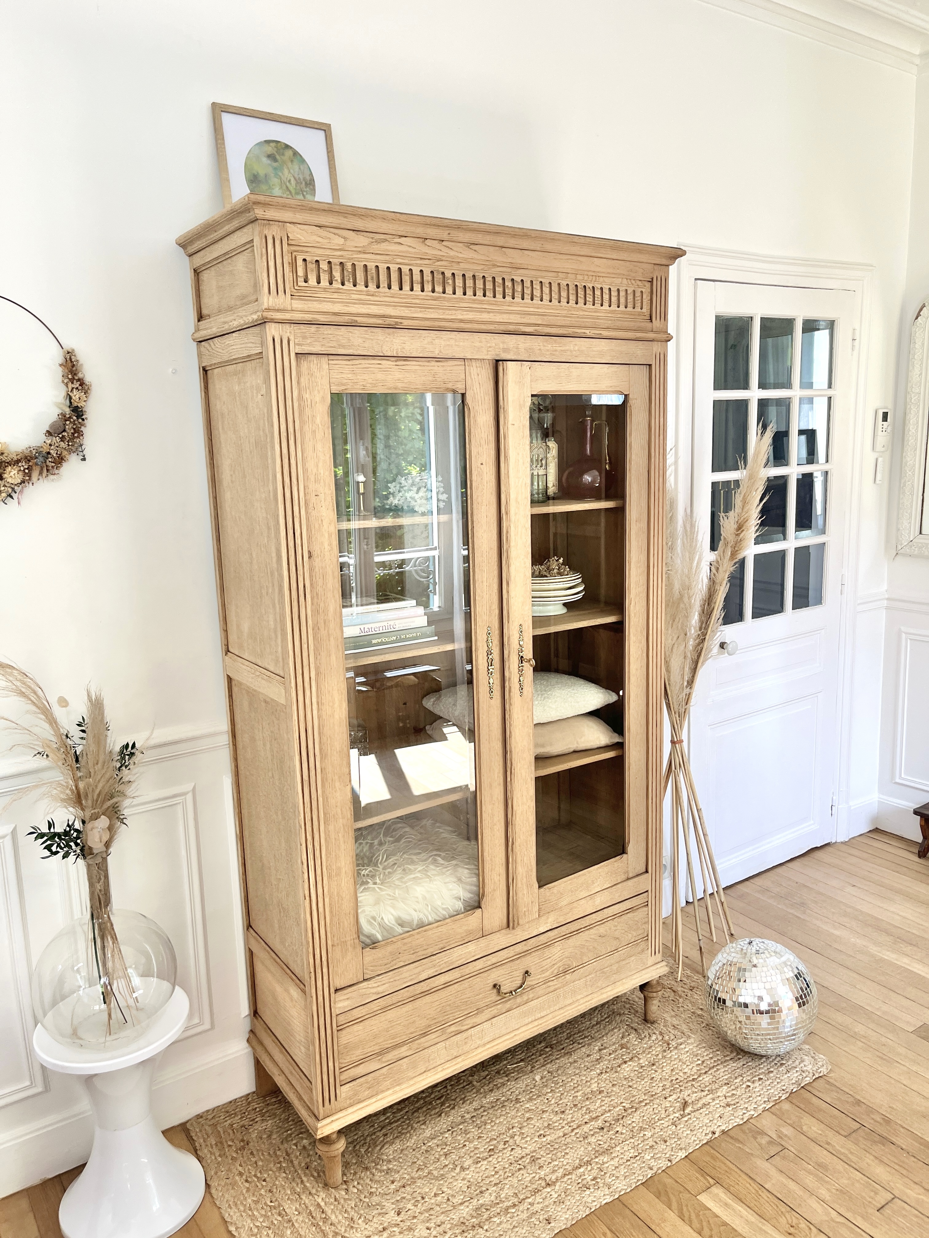 Armoire chêne massif 19ème 