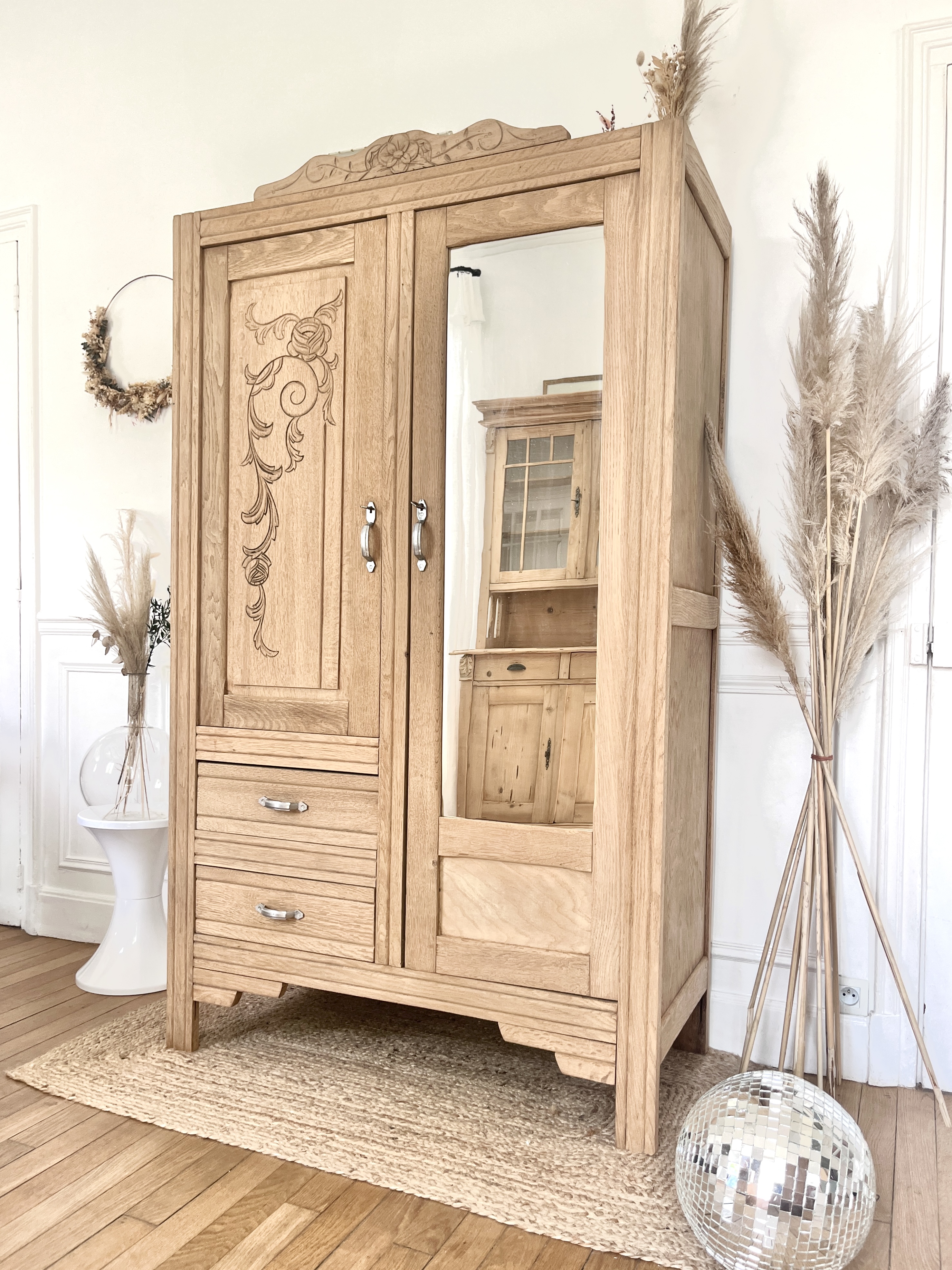 Armoire parisienne art déco 