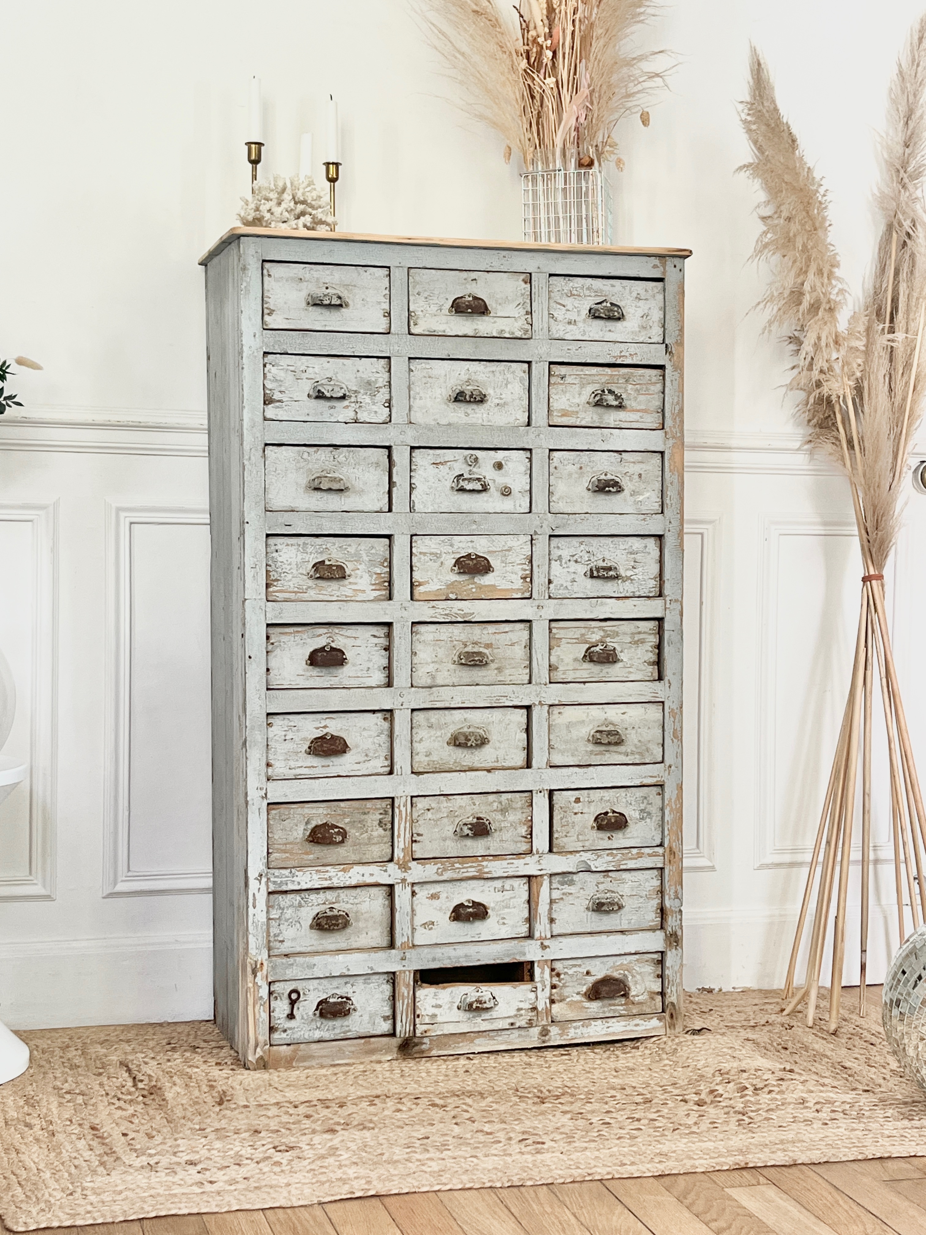 Meuble de métier fin 19eme 