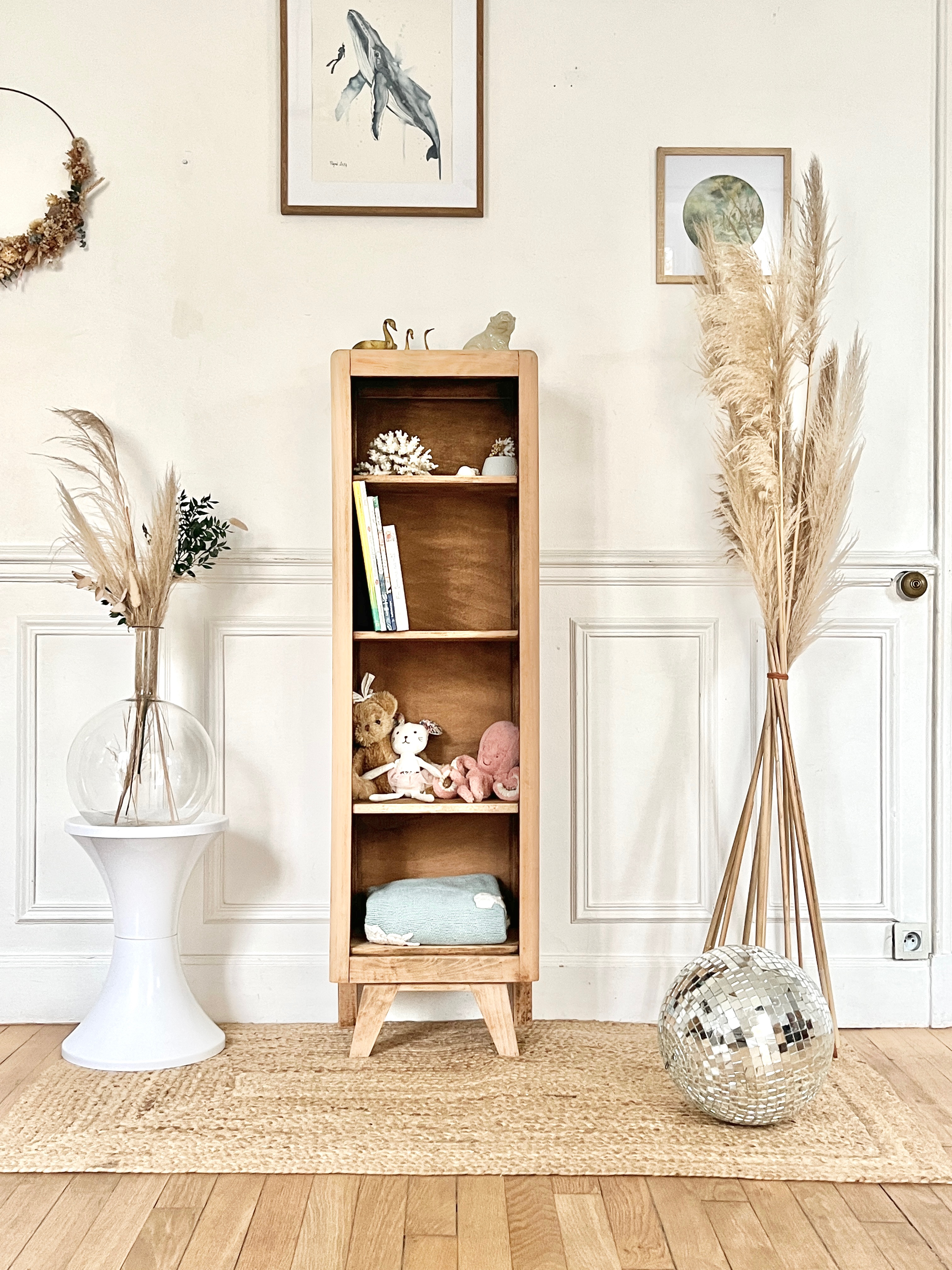 Bibliothèque années 50 