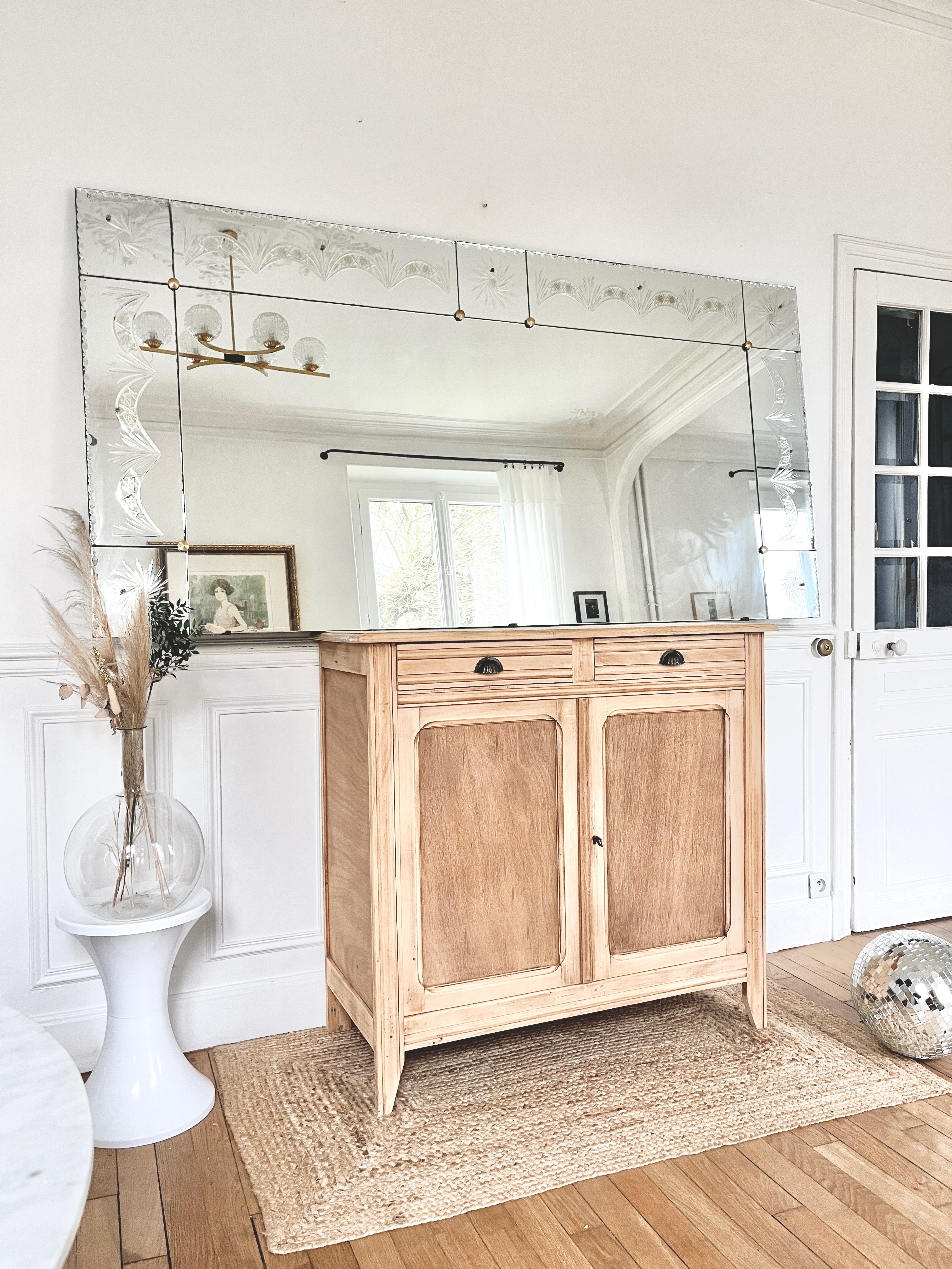 Majestueux miroir Art Déco 