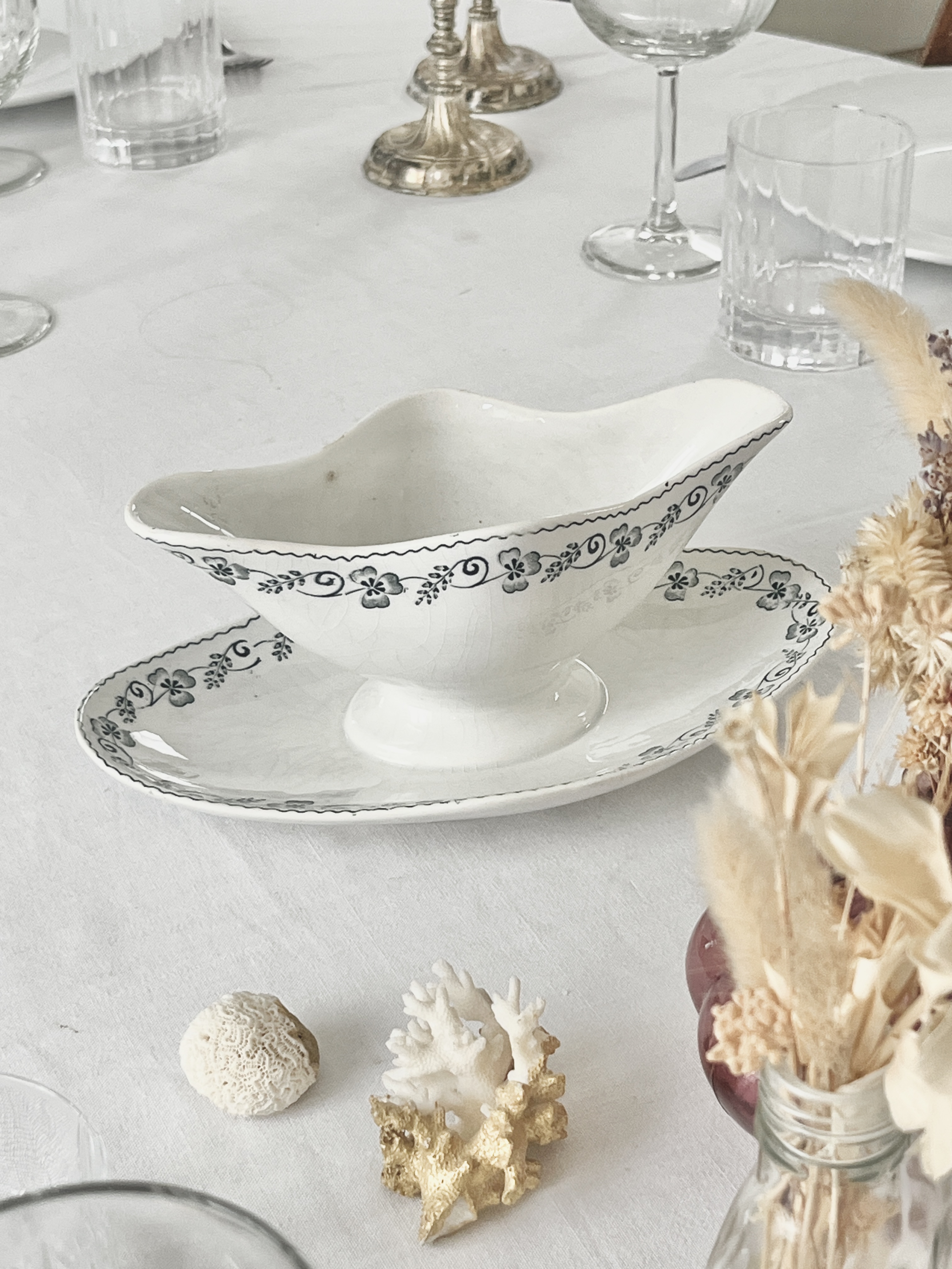 Saucière en Terre de fer  Vintage