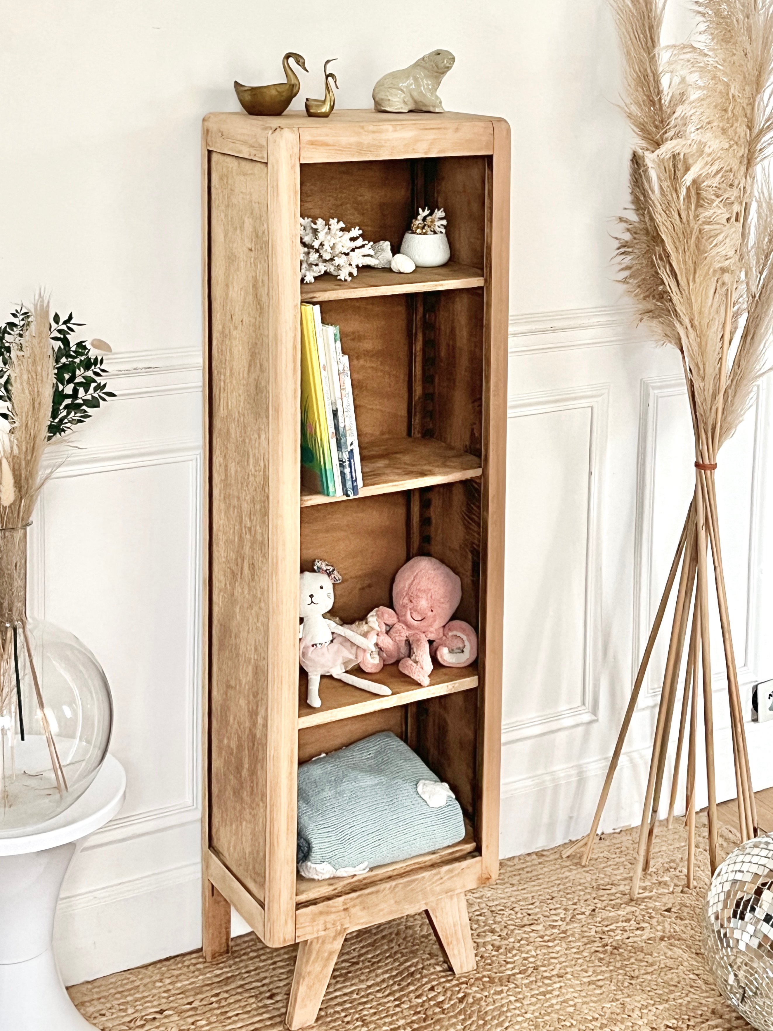 Bibliothèque années 50 