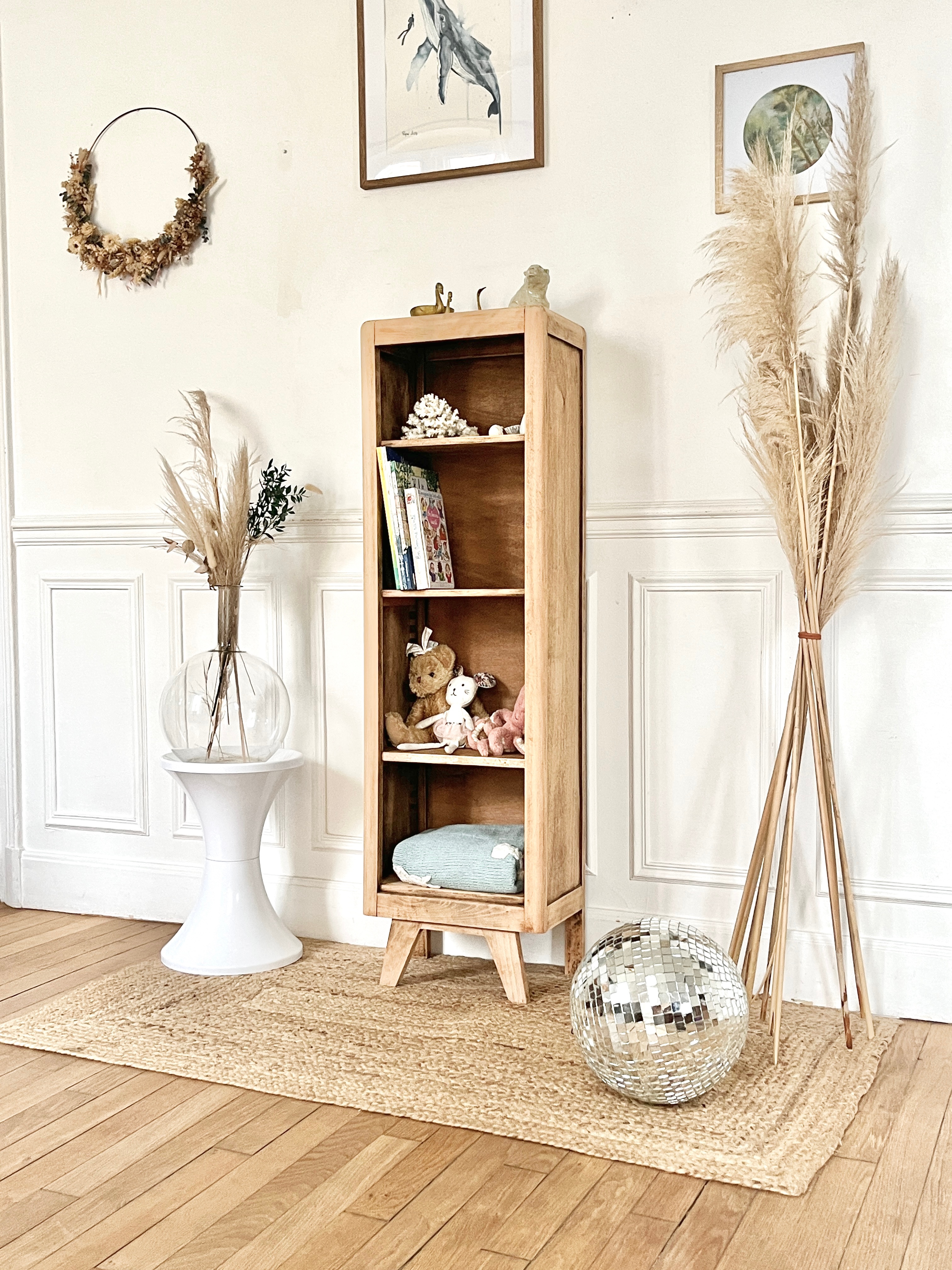 Bibliothèque années 50 