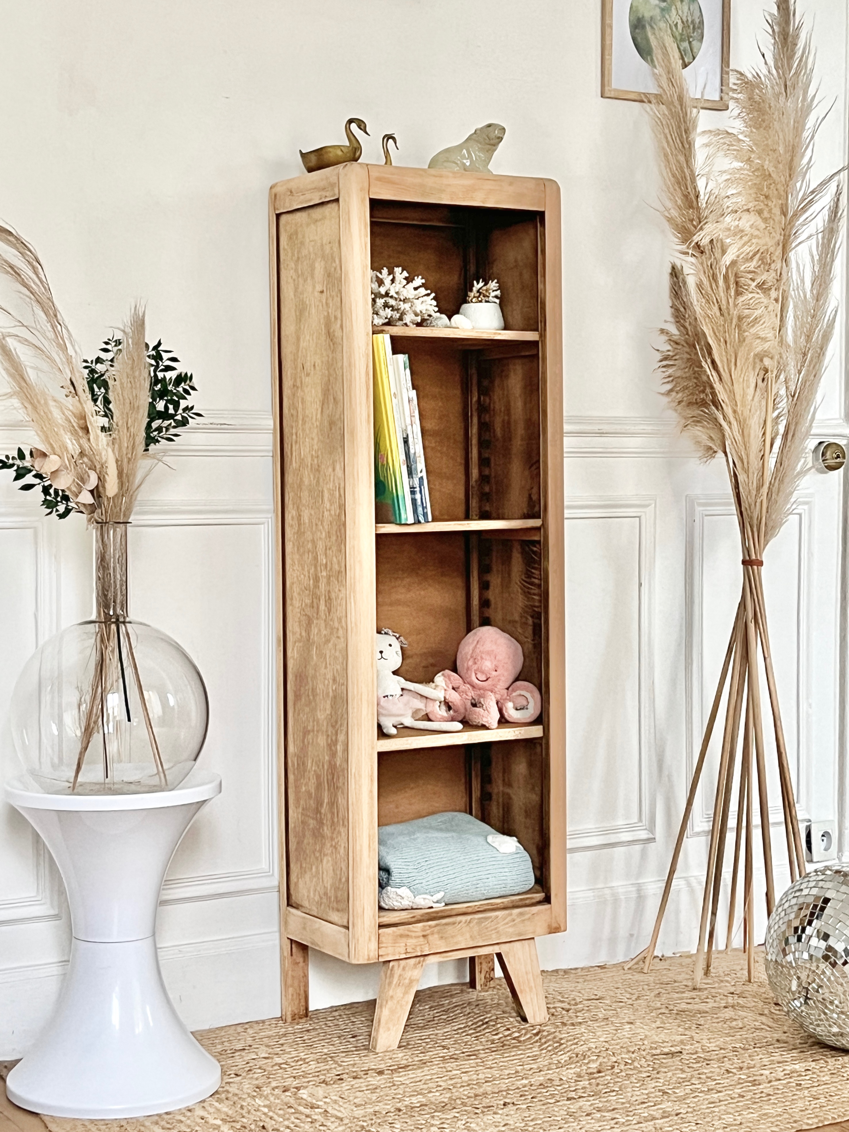 Bibliothèque années 50 