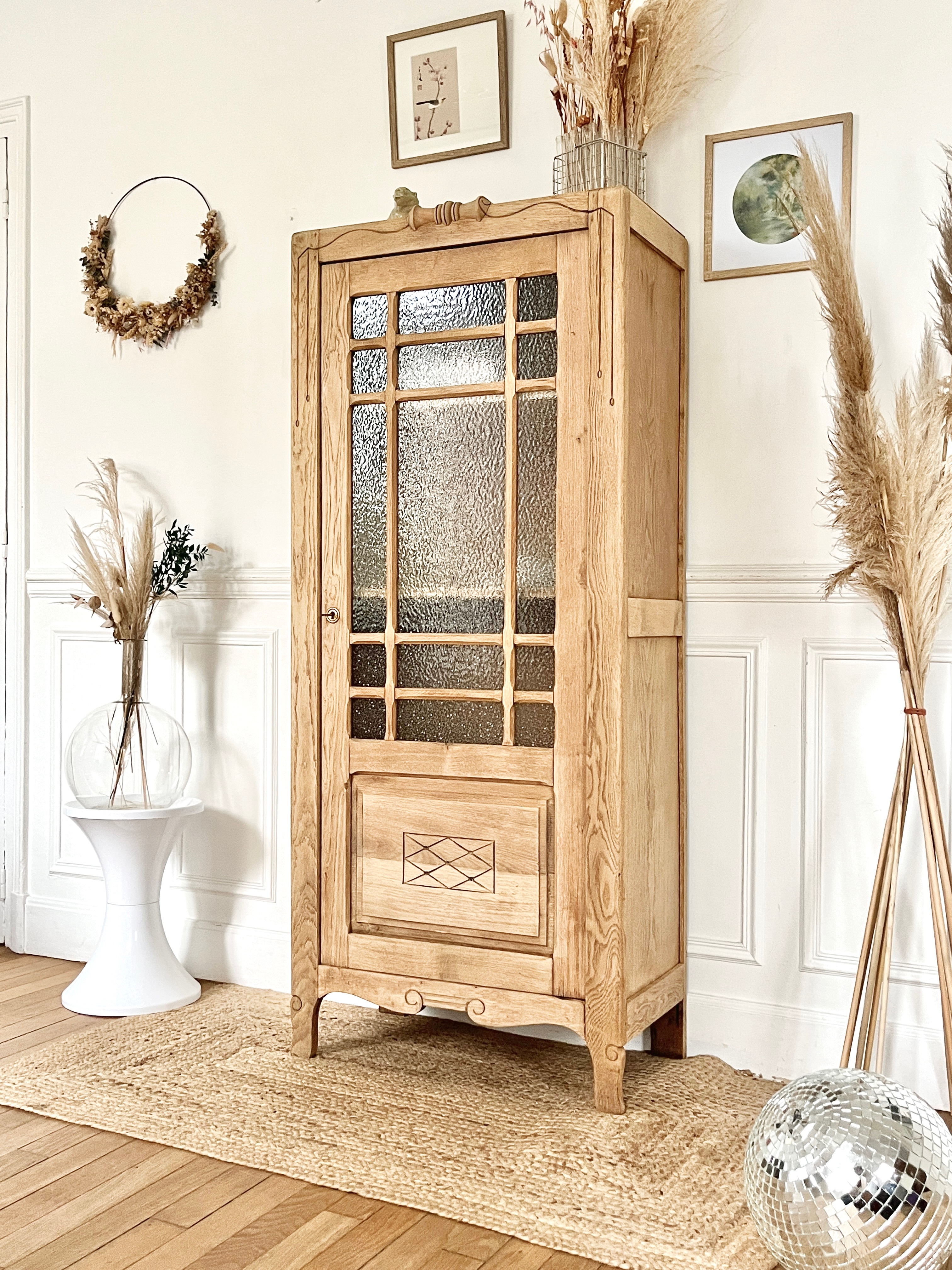 Armoire vitrée Art déco années 30 