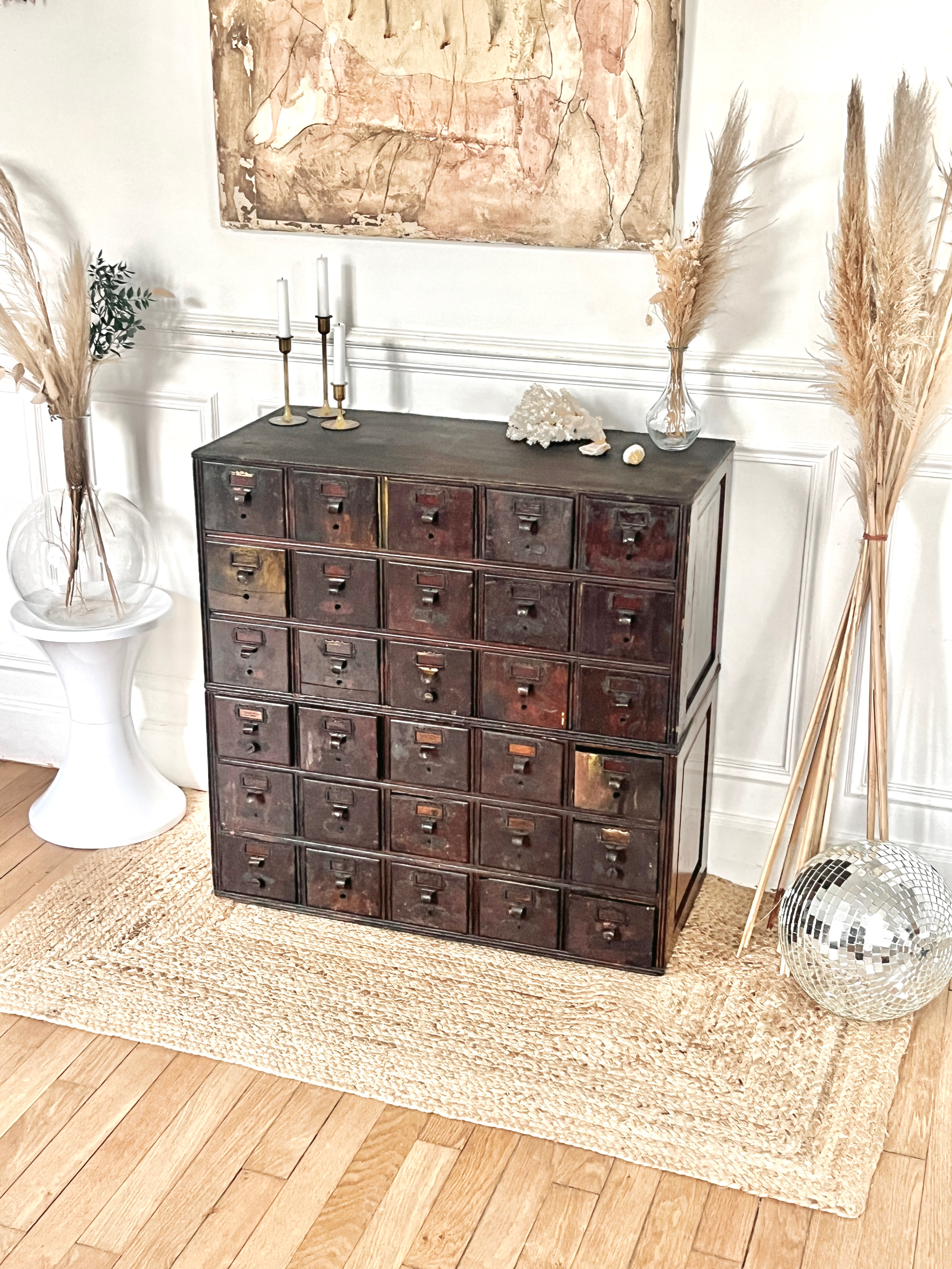 Meuble de métier début XXème siècle 