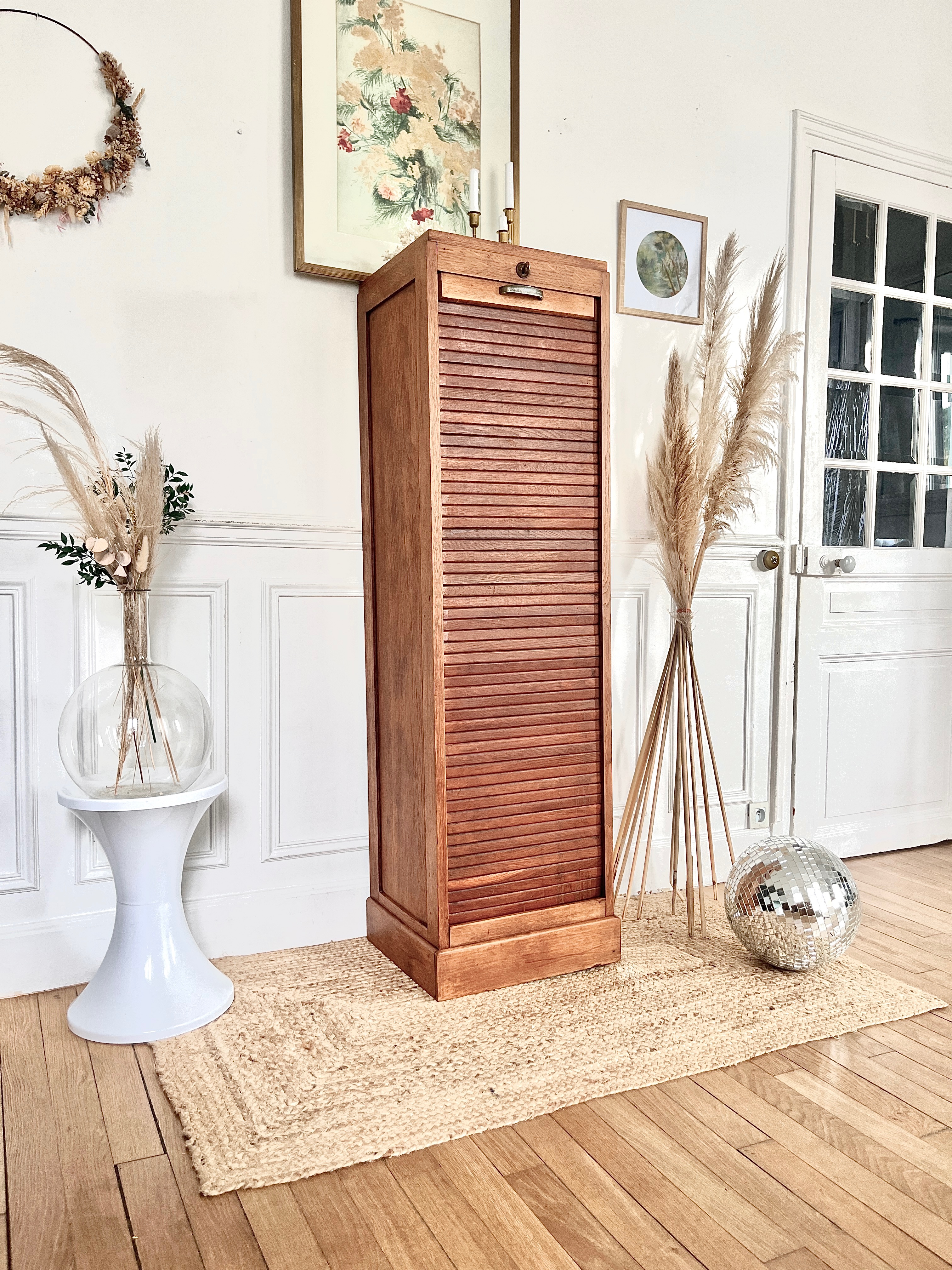 Meuble classeur ancien rénové 